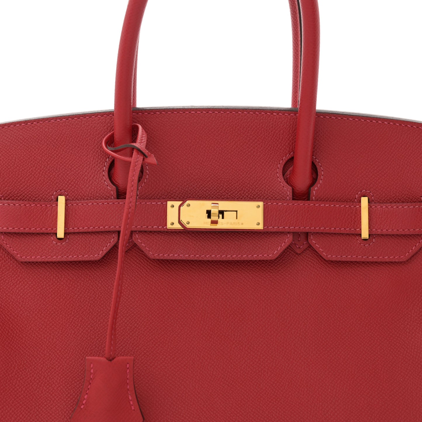 Epsom Birkin 30 Rouge Casaque