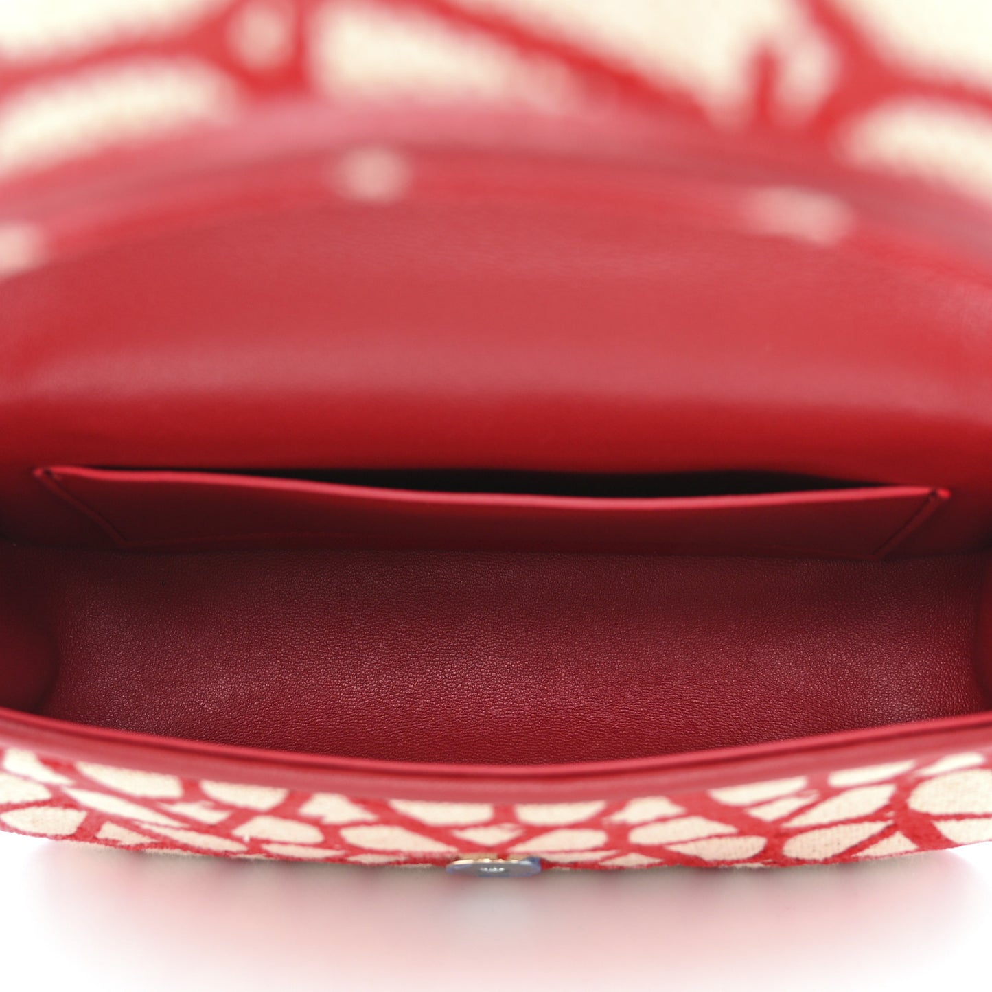 Toile Iconographe Goatskin Vlogo Small Loco Hobo Bag Natural Rosso Valentino