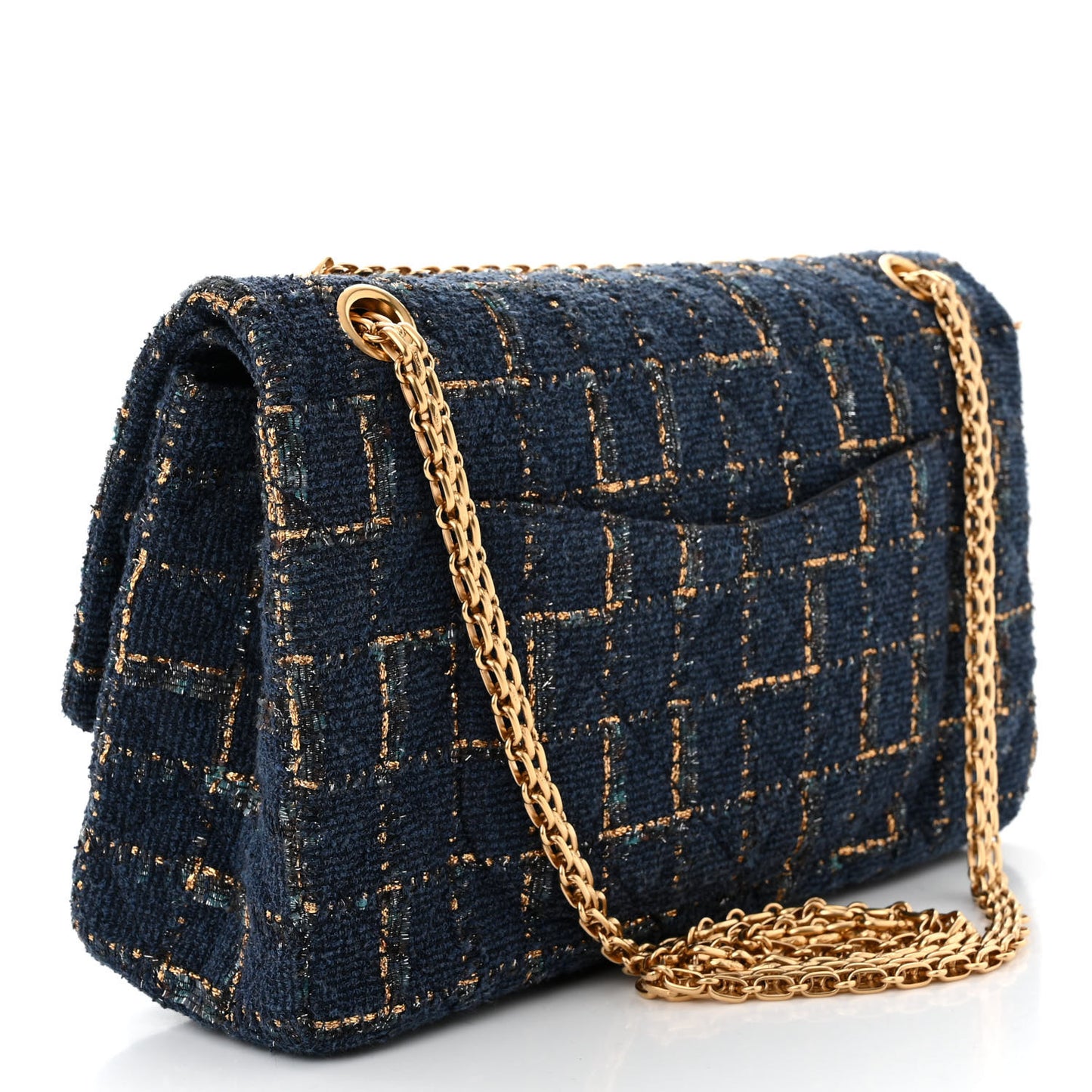Fantasy Tweed 2.55 Reissue 226 Flap Blue