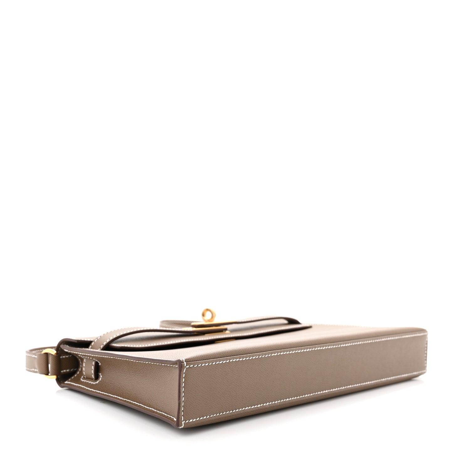 Madame Calfskin Kelly Elan Etoupe