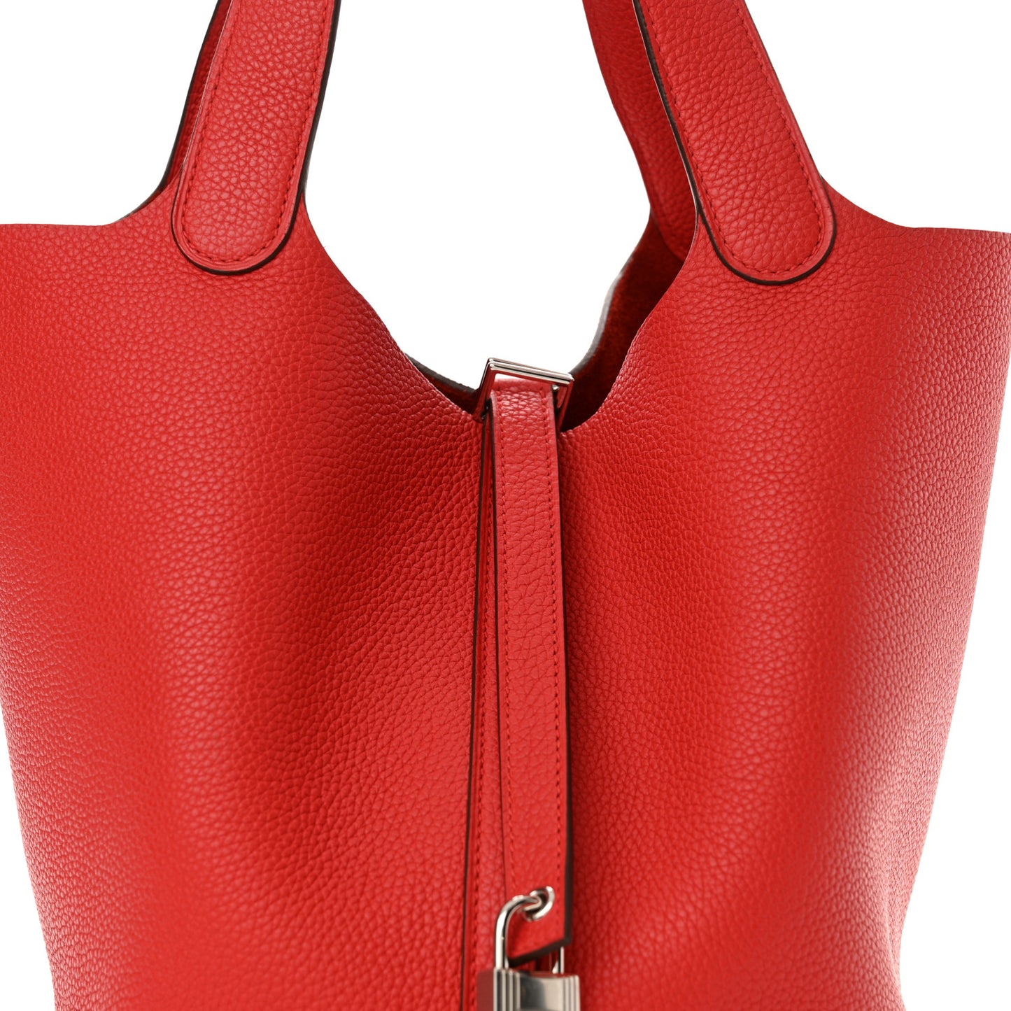 Taurillon Clemence Picotin Lock 22 MM Rouge De Coeur