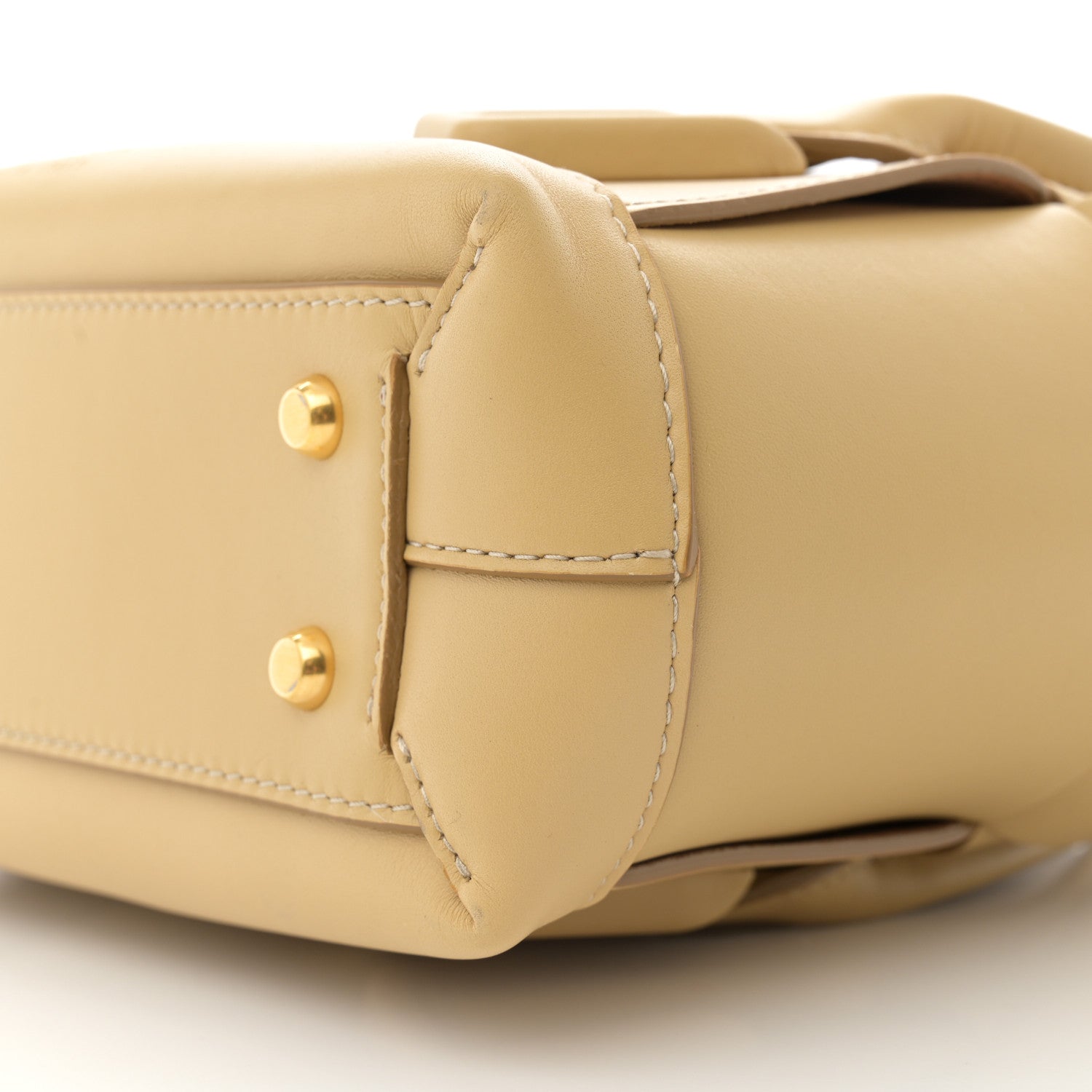 Bottega Veneta French Calfskin Maxi Intrecciato Small Arco Tapioca 8 of 10