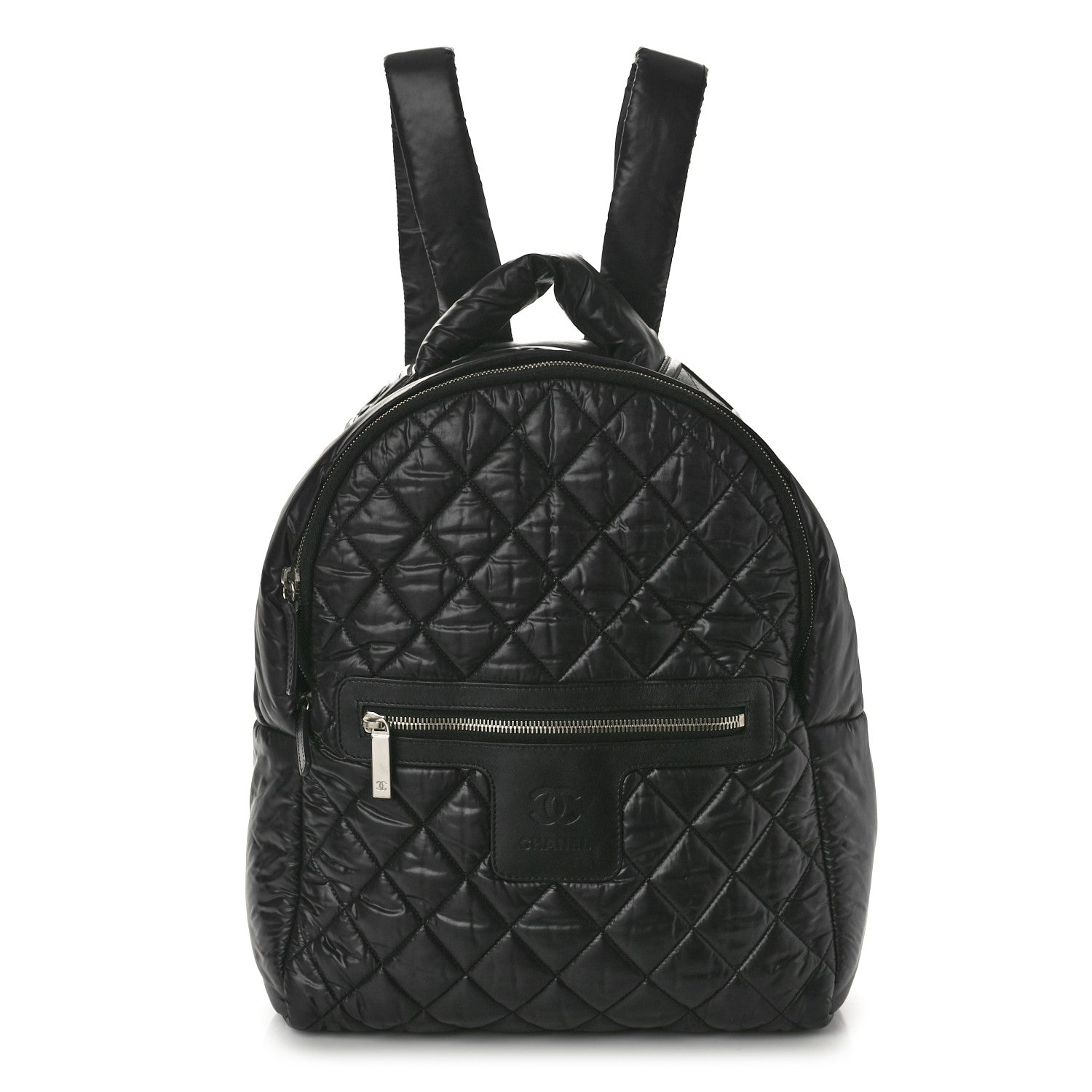 Chanel Nylon Quilted Coco Cocoon Backpack Black 1 of 10
