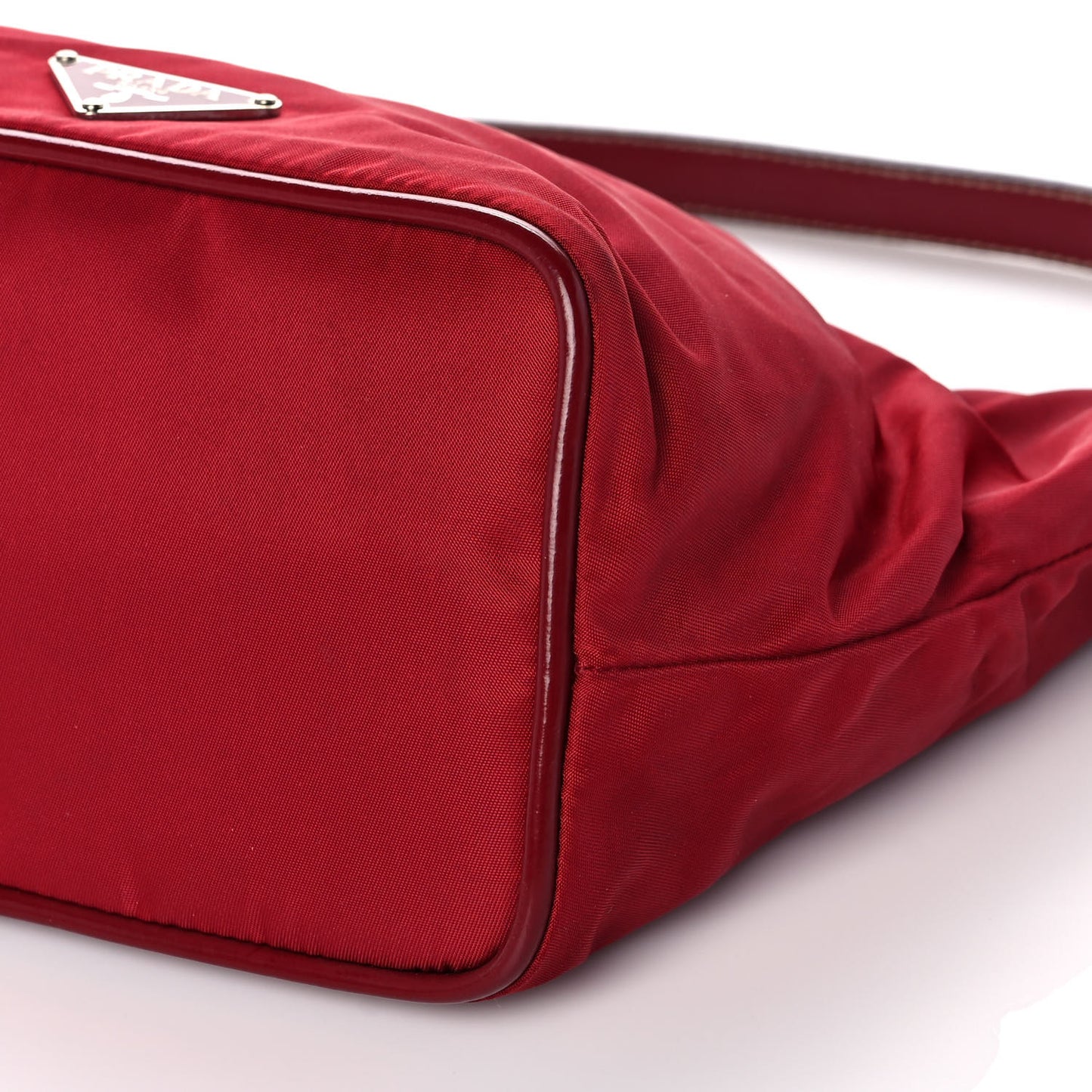Tessuto Nylon Small Shoulder Bag Red