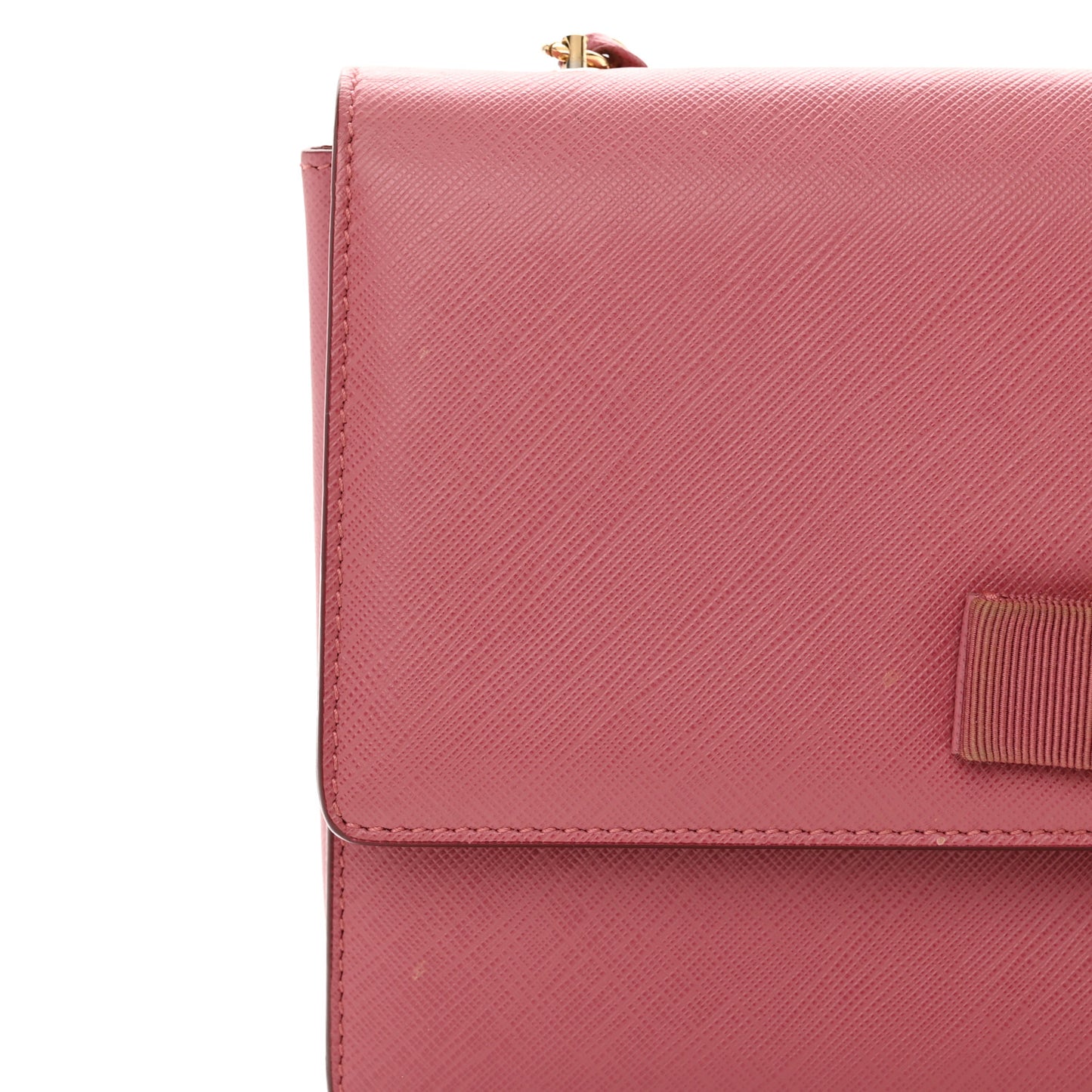 Printed Calfskin Ginny Shoulder Bag Griotte