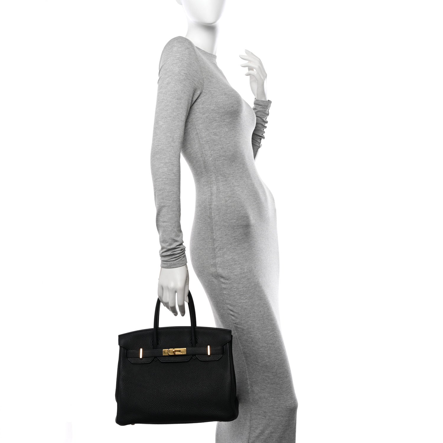 Hermes Togo BIRKIN 30 Black 2 of 14