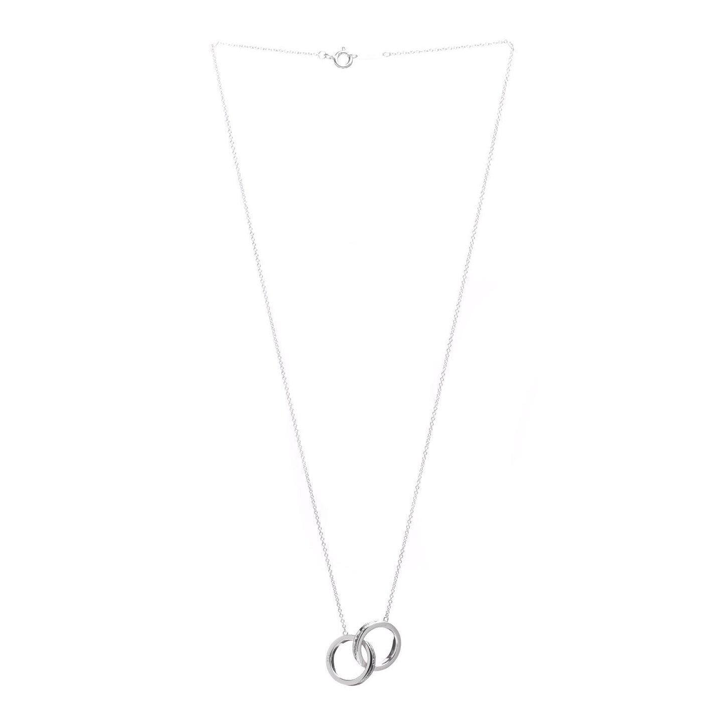 Sterling Silver 1837 Interlocking Circles Pendant Necklace