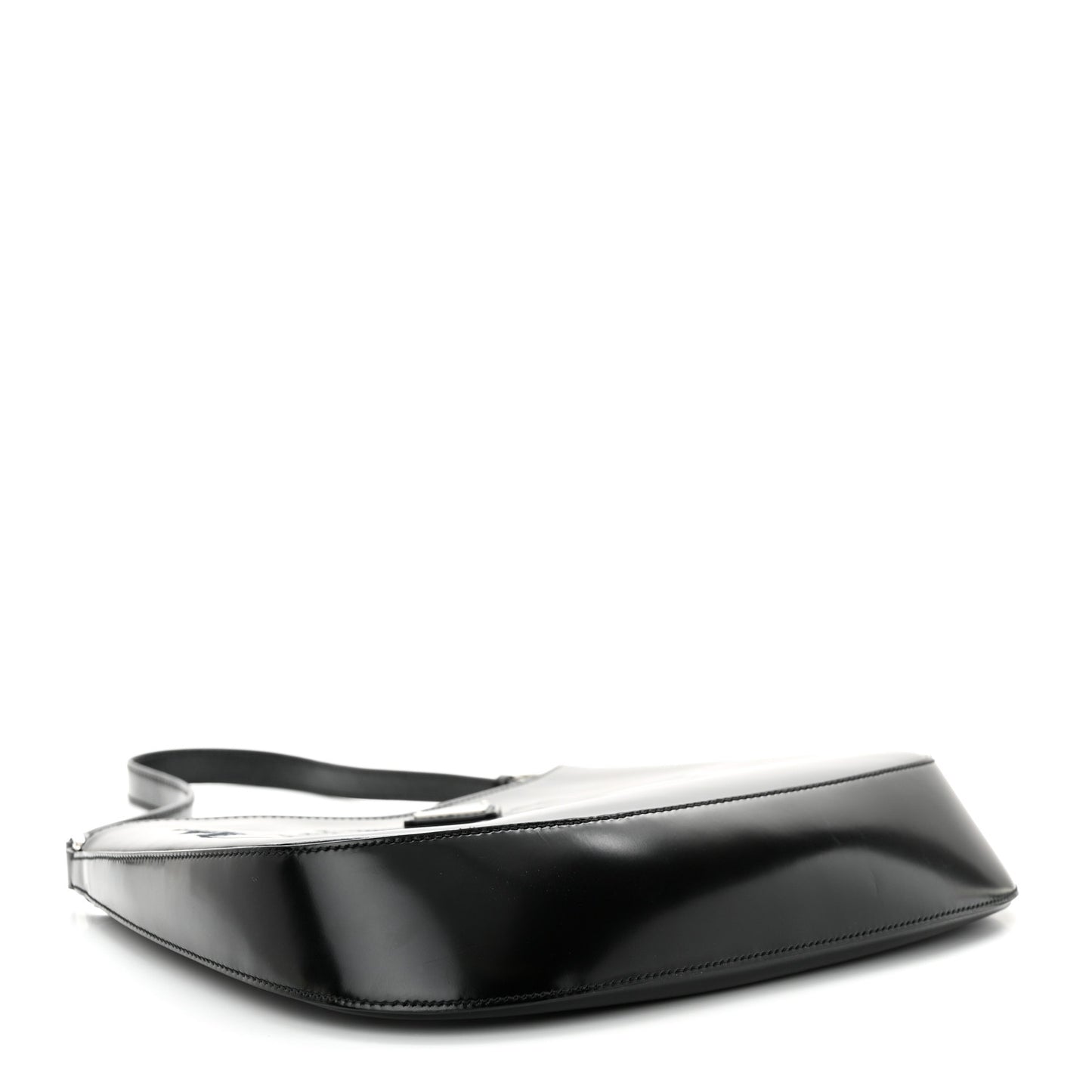 Spazzolato Cleo Shoulder Bag Black