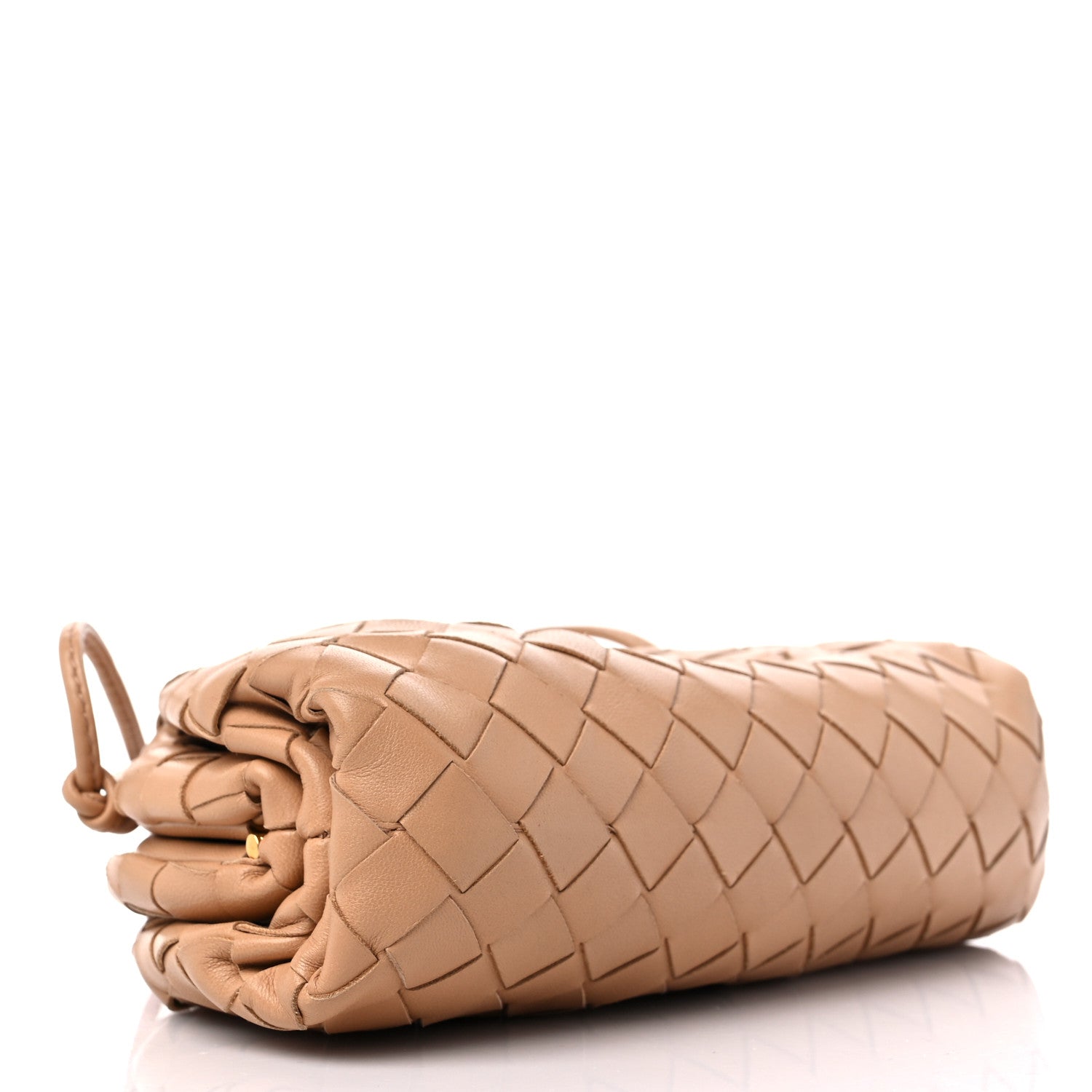 Bottega Veneta Nappa Intrecciato The Mini Pouch Almond 4 of 9