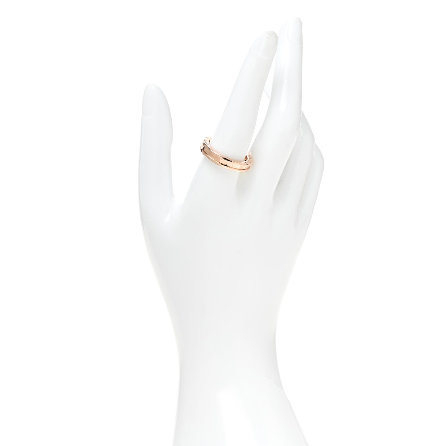 18K Rose Gold B.Zero1 One-Band Ring 60 9.25