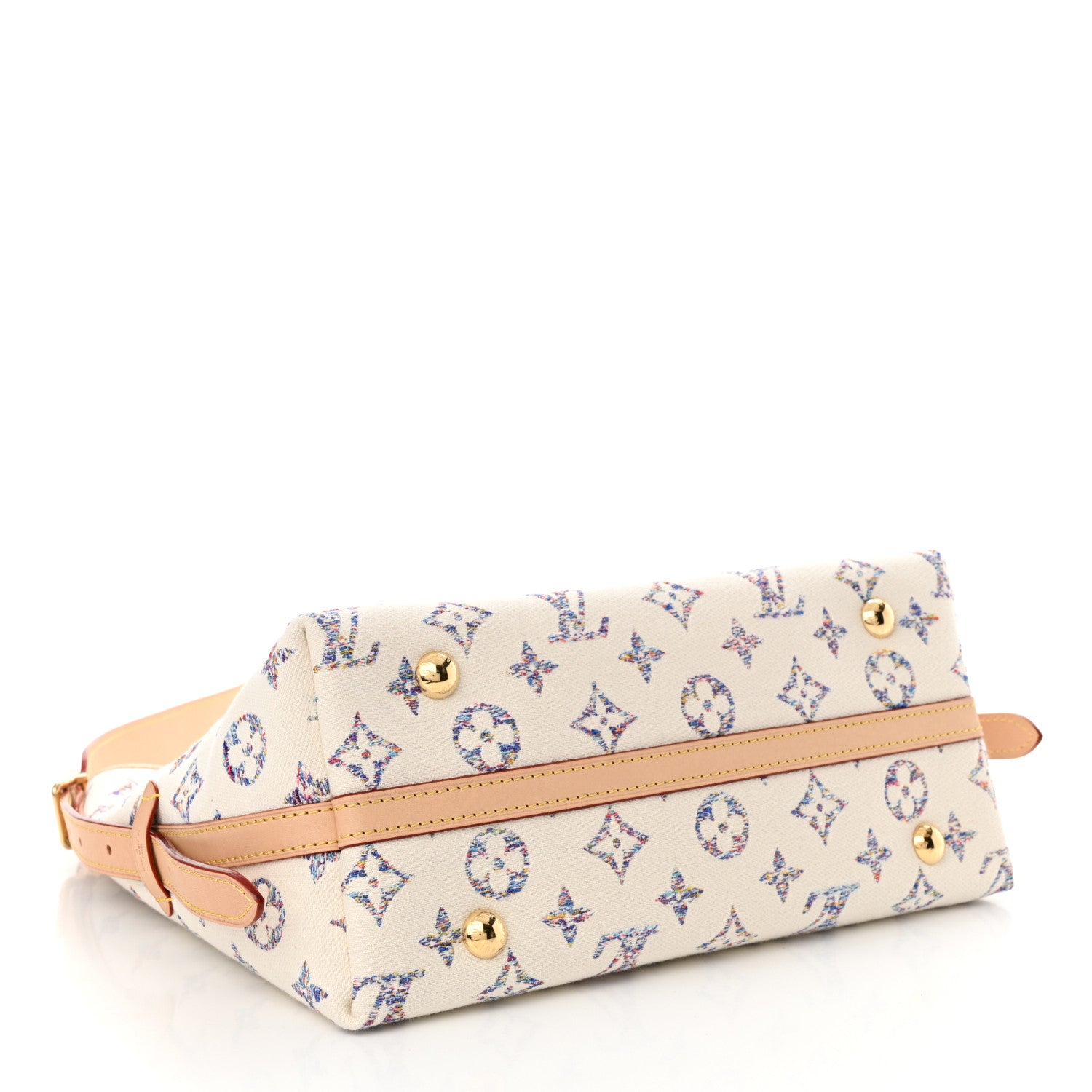 Louis Vuitton Monogram Jacquard CarryAll PM Multicolor Beige 5 of 14