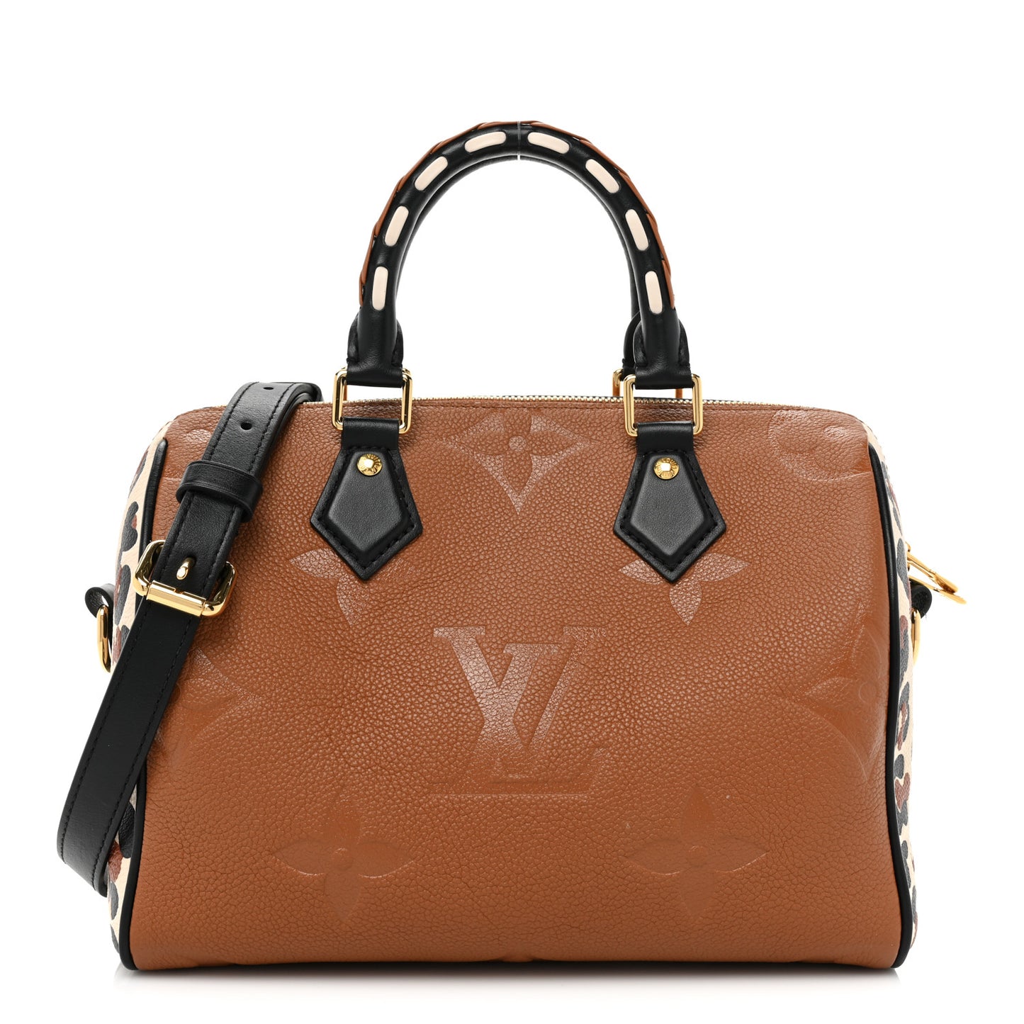 Empreinte Monogram Giant Wild At Heart Speedy Bandouliere 25 Caramel