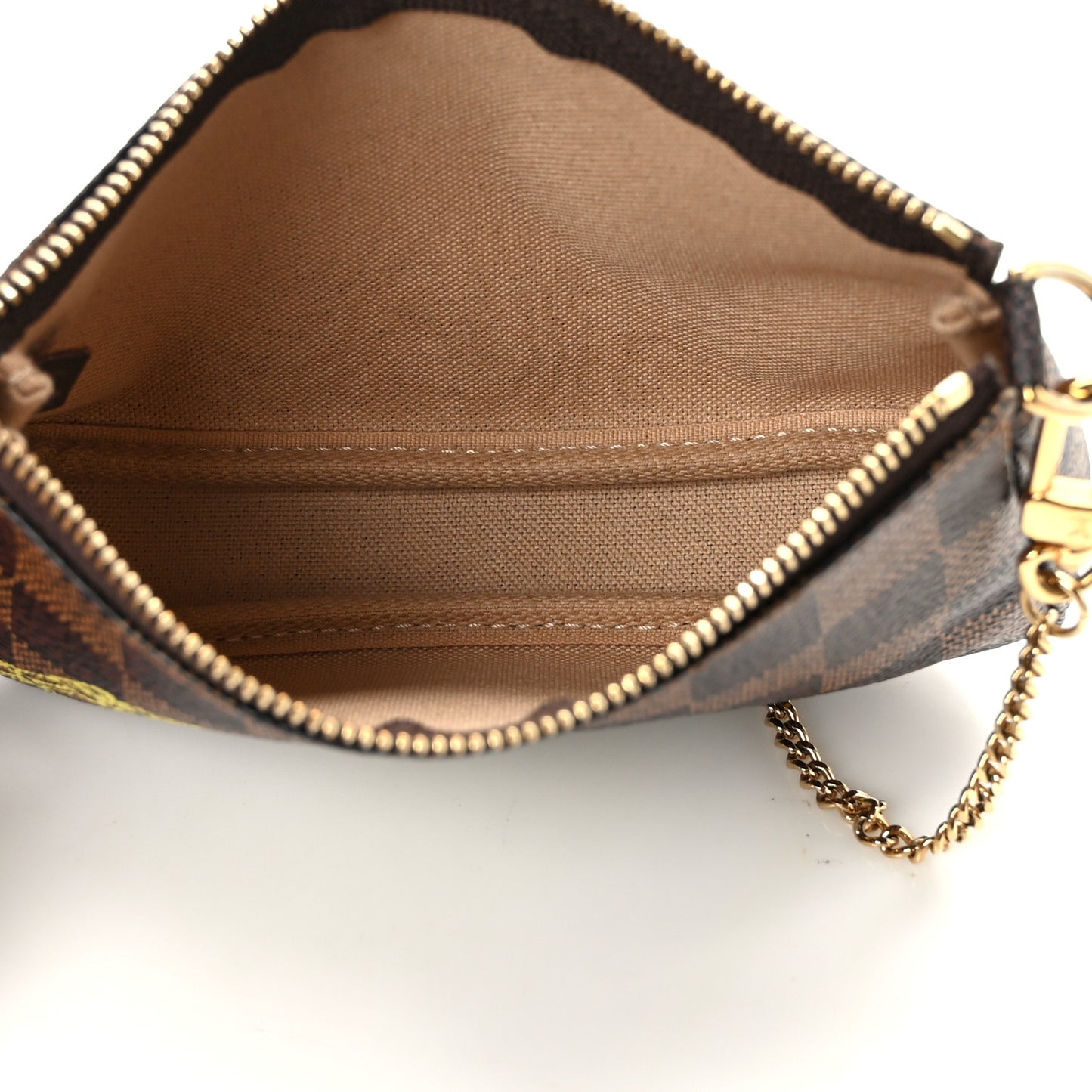 Damier Ebene 2014 Christmas Animation Mini Pochette Accessories