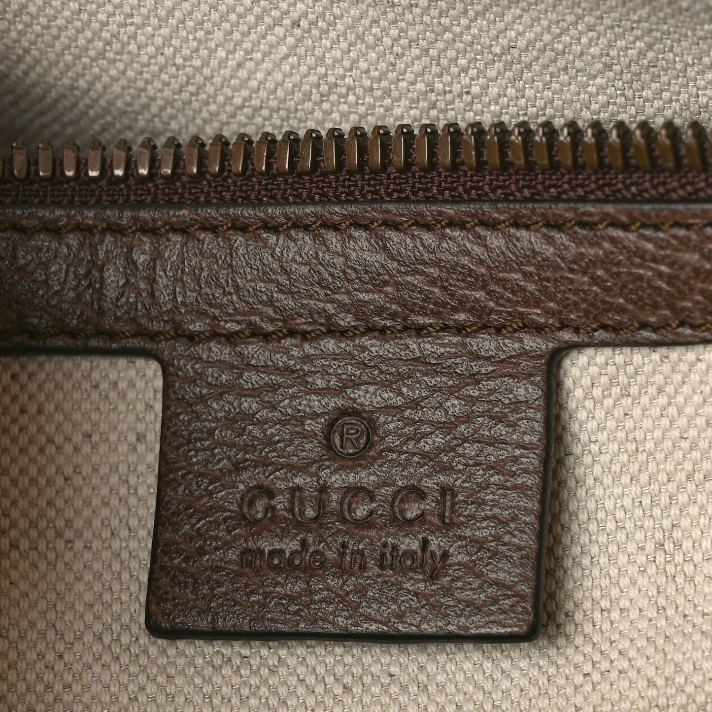 GG Supreme Monogram Medium Ophidia Day Backpack Brown