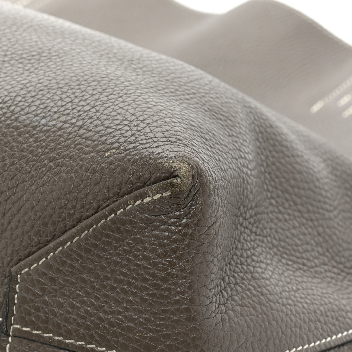 Taurillon Clemence Double Sens 45 Reversible Mykonos Etain Mykonos Etain