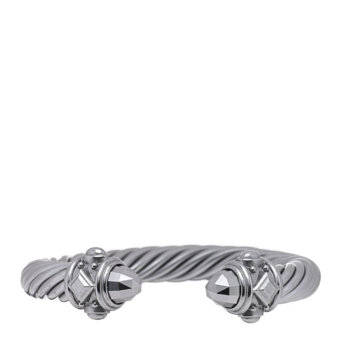 Aluminum 10mm Cable Renaissance Bracelet Grey