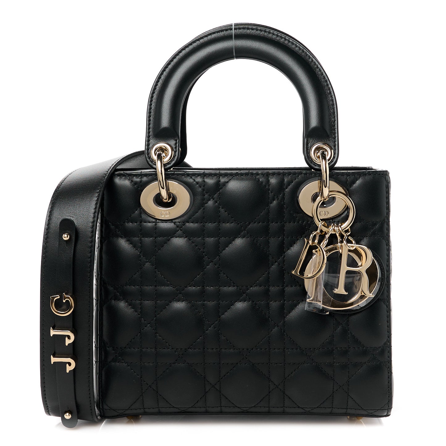Lambskin Cannage Small My ABCDior Lady Dior Black
