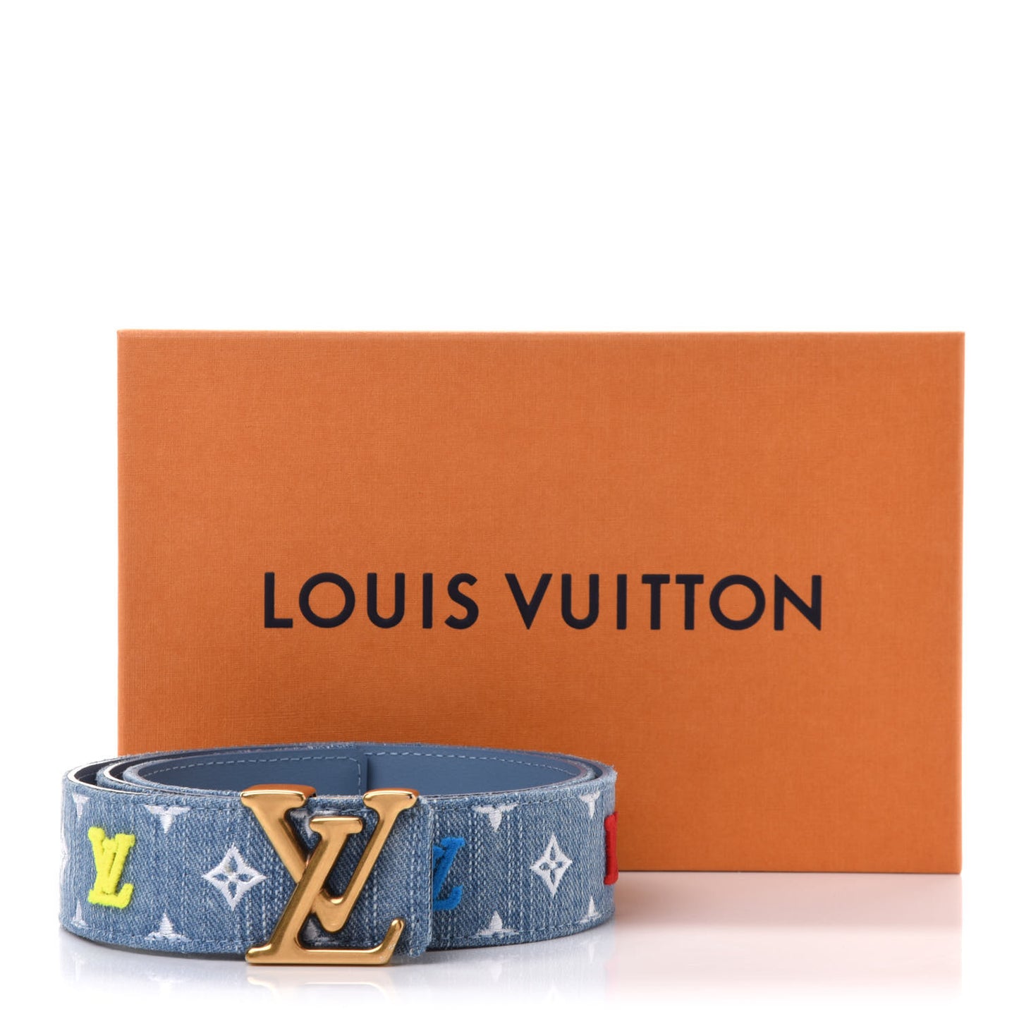 Denim 35mm LV New Wave Belt 85 34
