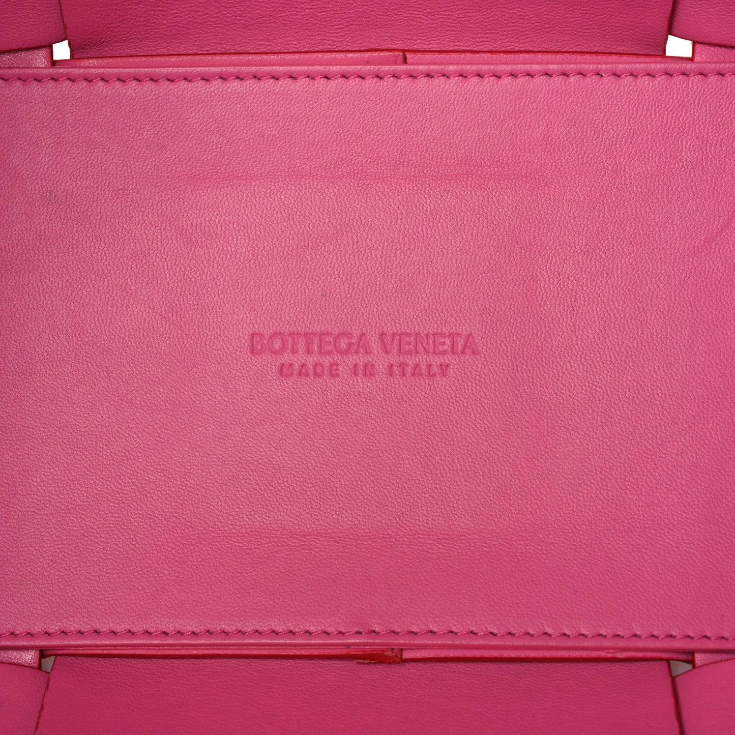 Nappa Maxi Intrecciato Arco Tote Firework