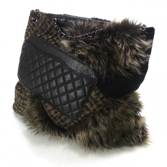 Chanel Fantasy Fur Karl's Cabas Tote 5 of 14