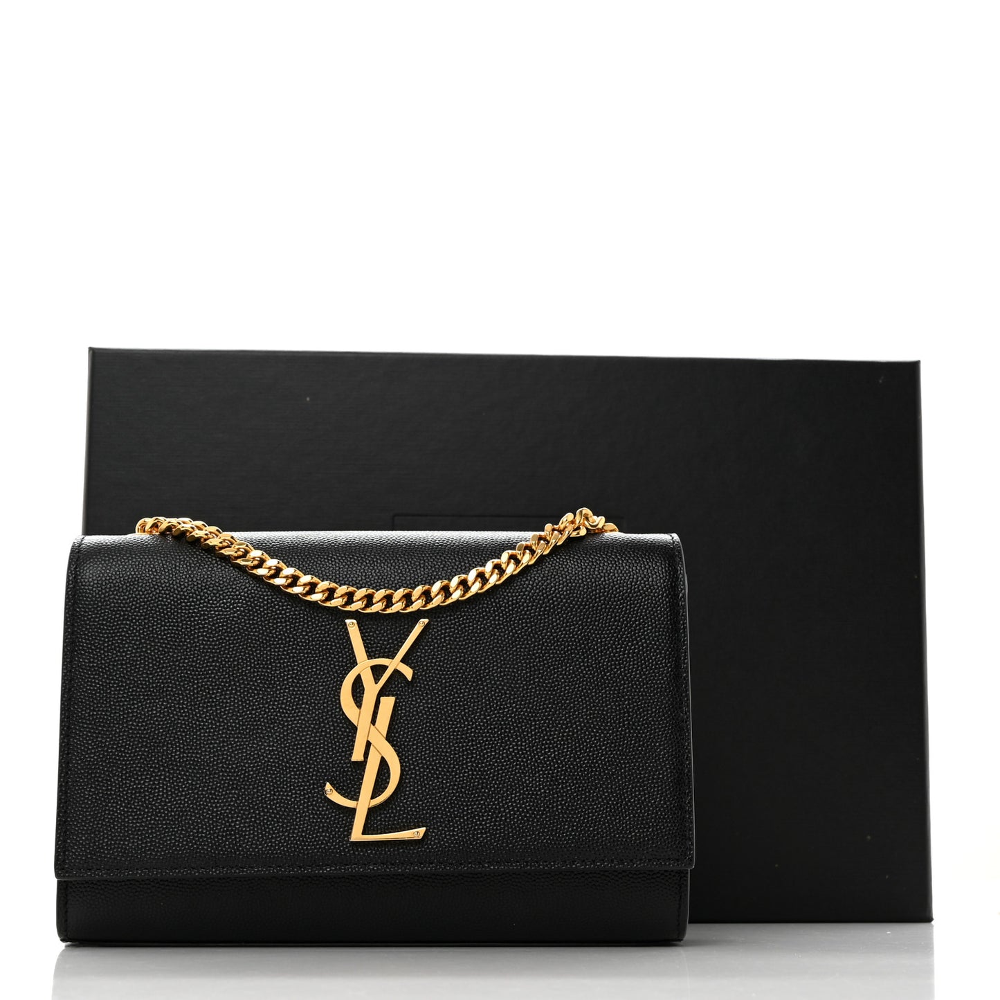 Grain De Poudre Small Monogram Kate Satchel Black