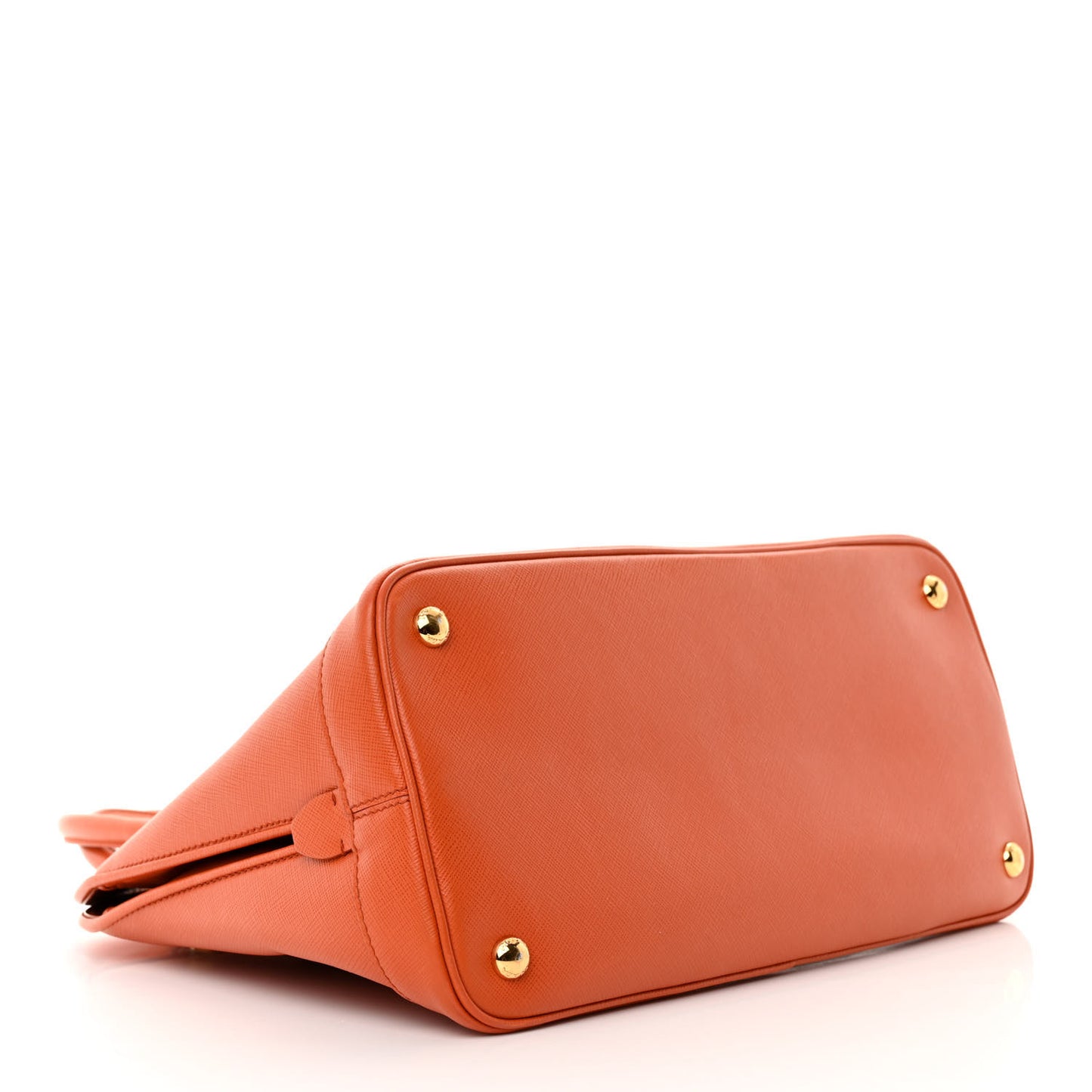 Saffiano Lux Open Medium Promenade Tote Papaya