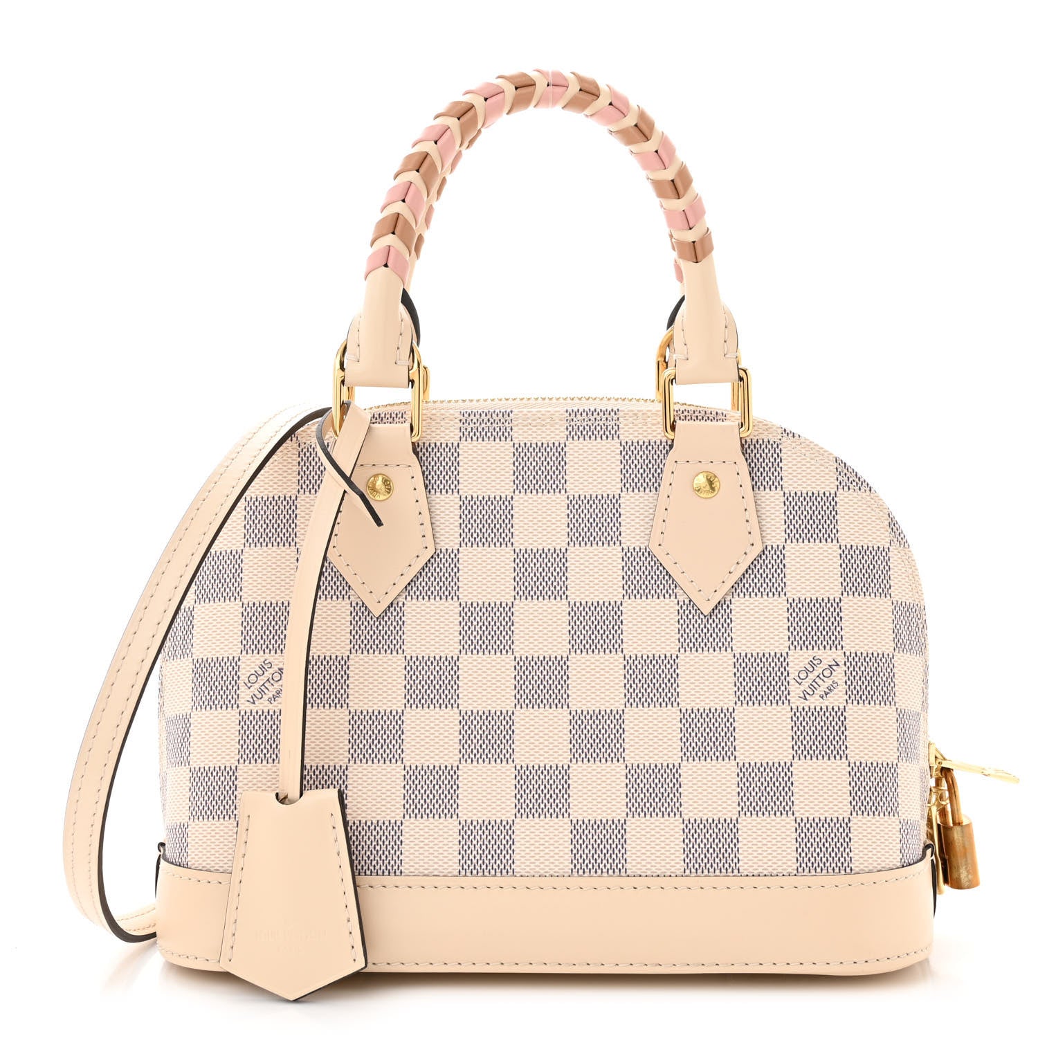 Louis Vuitton Damier Azur Braided Alma BB 1 of 9