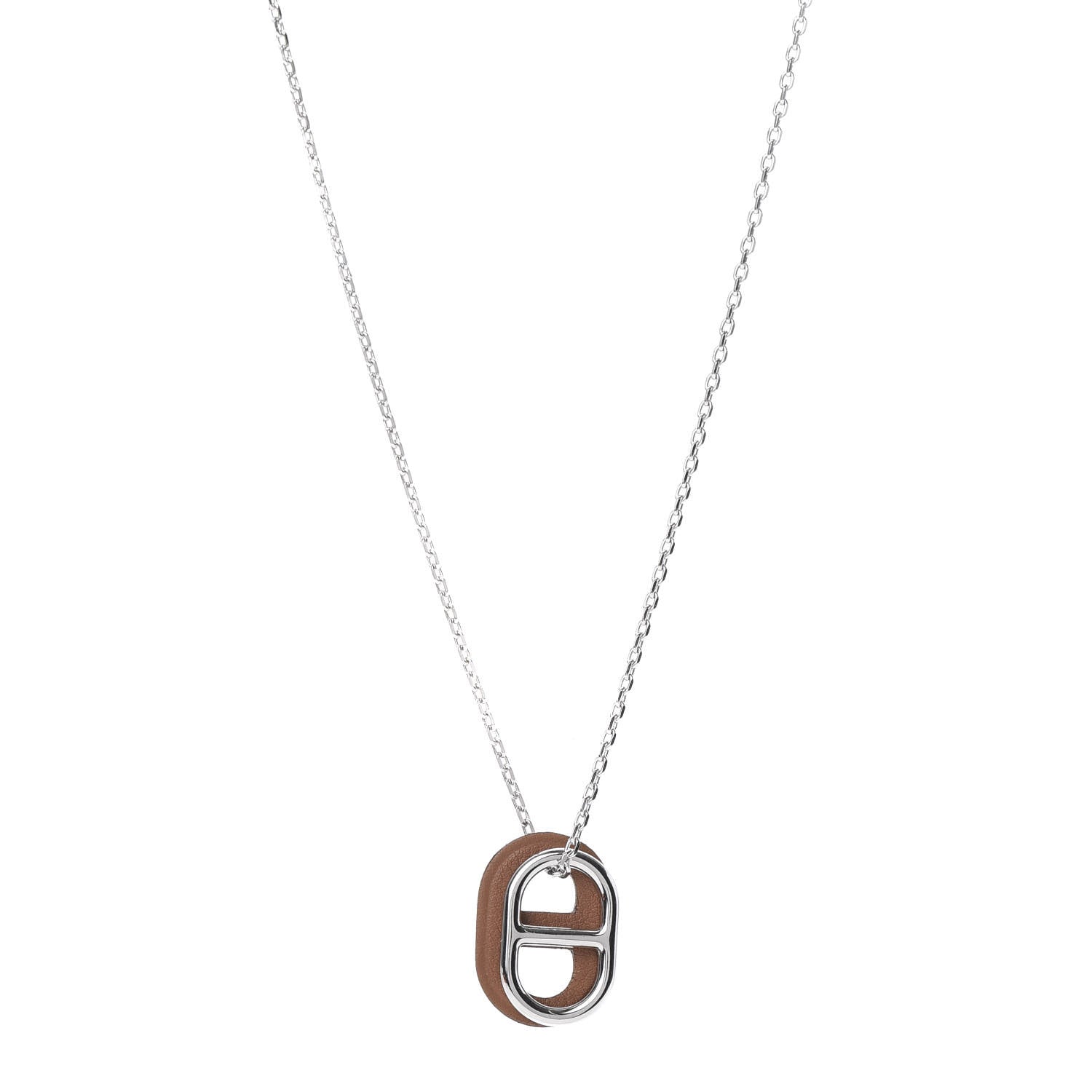 O'MAILLON PENDANT IN SWIFT CALFSKIN WITH GOLD PLATED HARDWARE