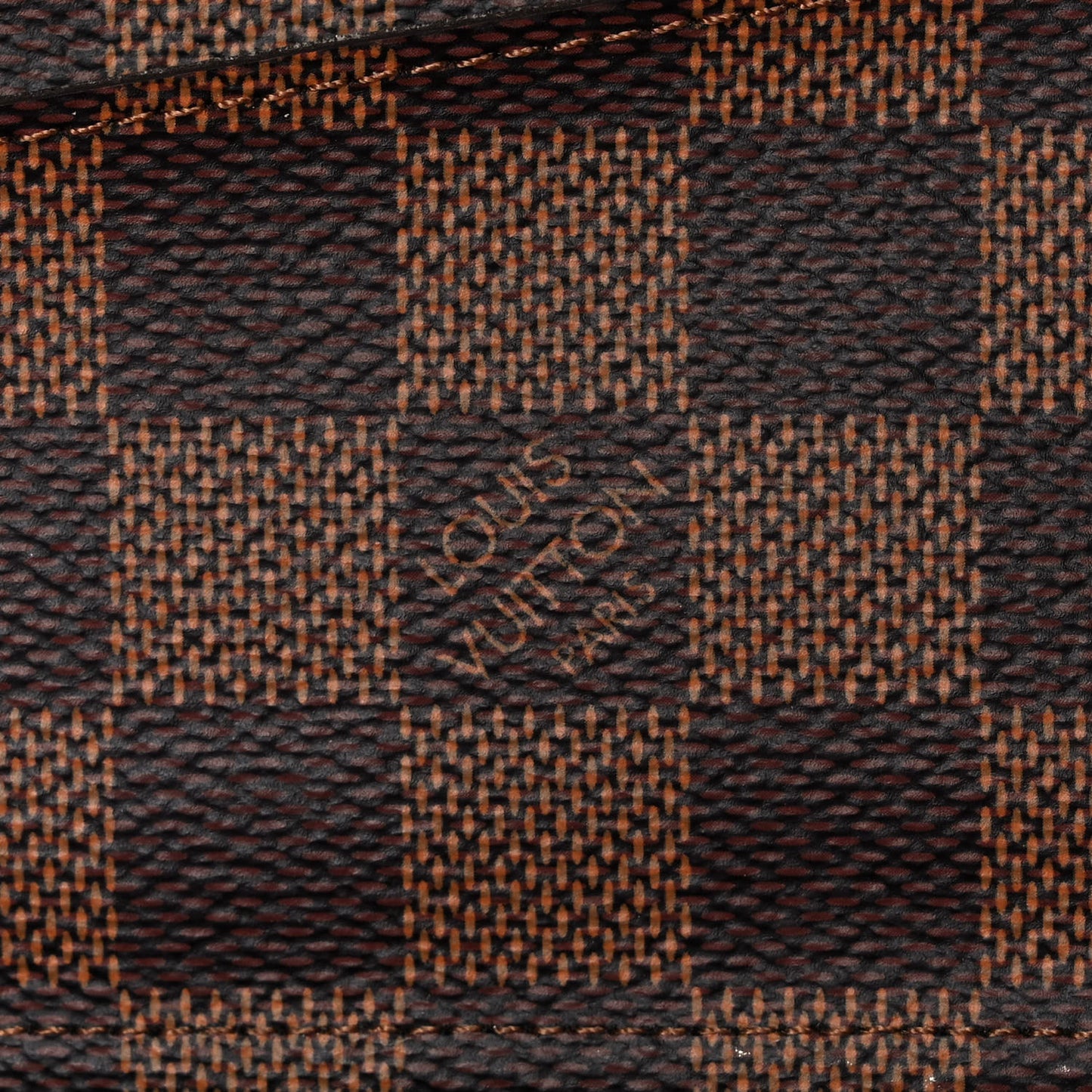 Damier Ebene Josephine Wallet Red