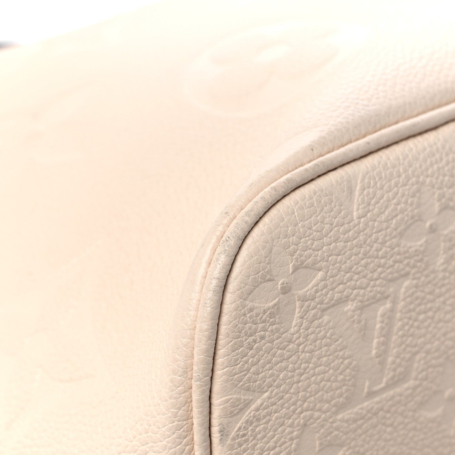 Louis Vuitton Empreinte Monogram Giant Neverfull MM Cream 7 of 10