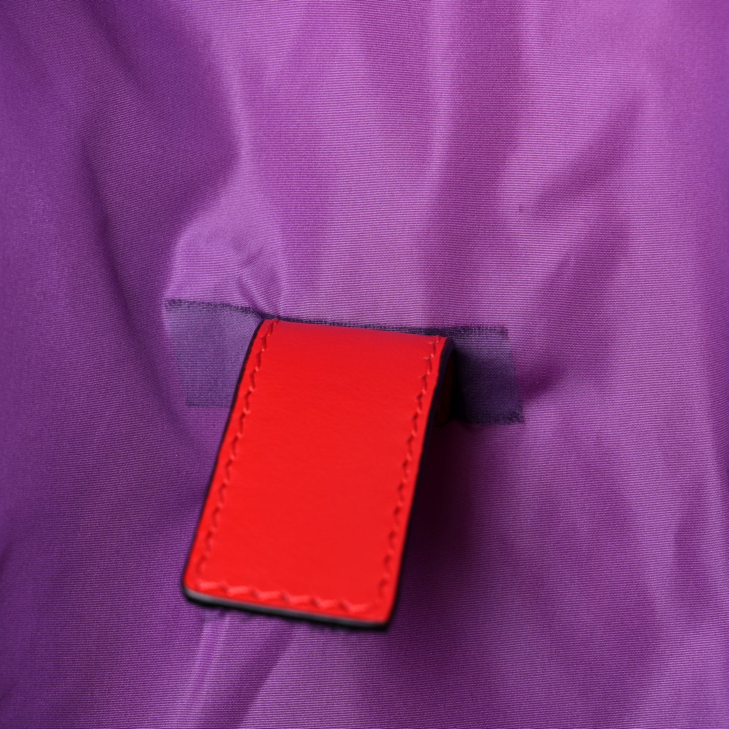 Nylon Medusa Drawstring Backpack Red