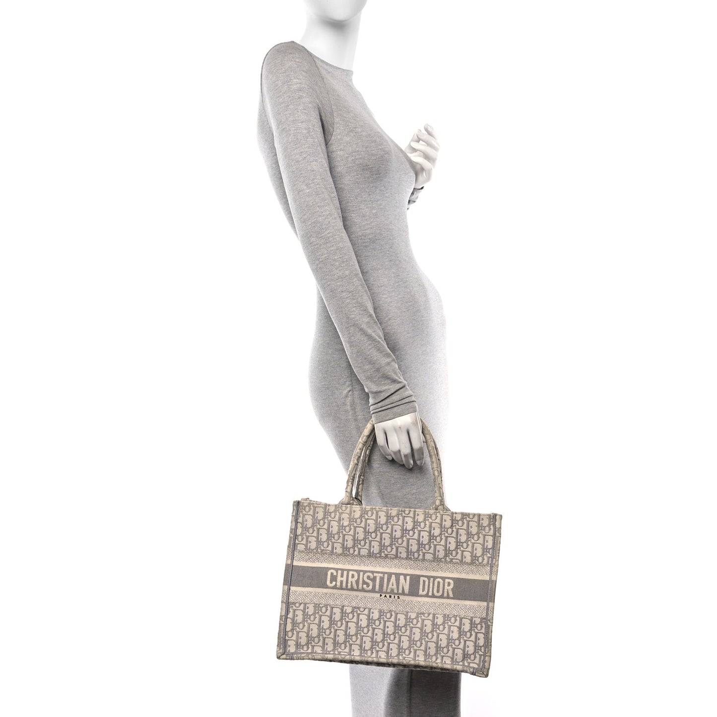 Oblique Medium Book Tote Grey