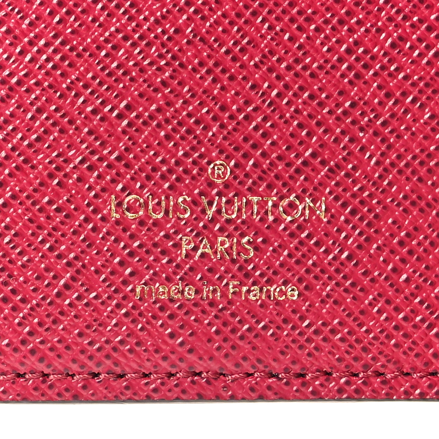 Monogram Lou Zippy Compact Wallet Red
