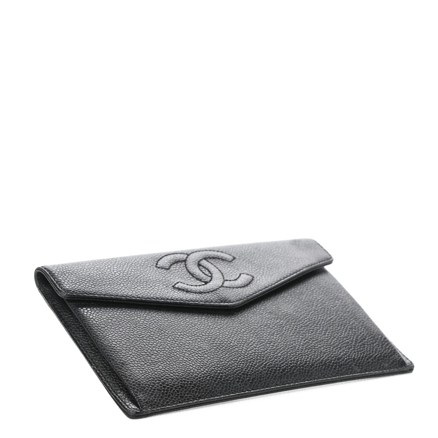 Caviar Timeless CC Envelope Wallet Black
