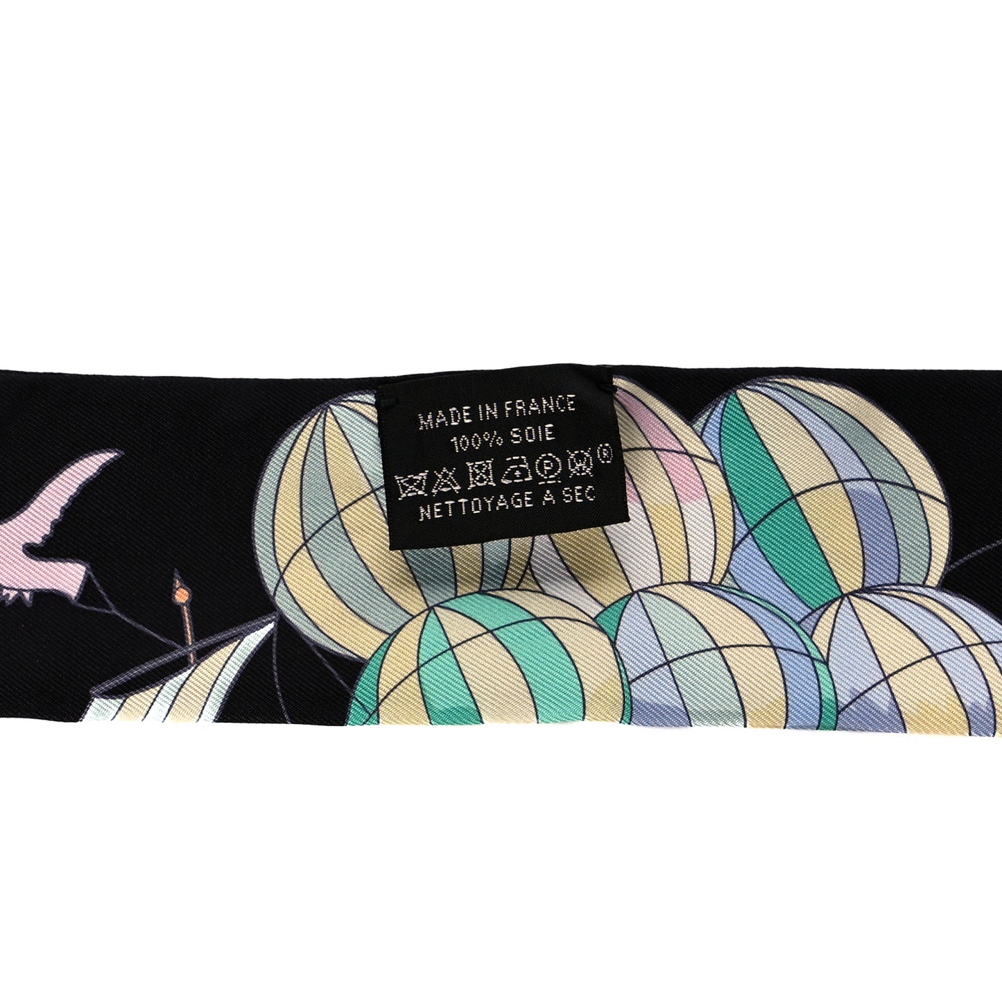 Silk Les Folies Du Ciel Twilly Black Jaune Soufre Multicolor
