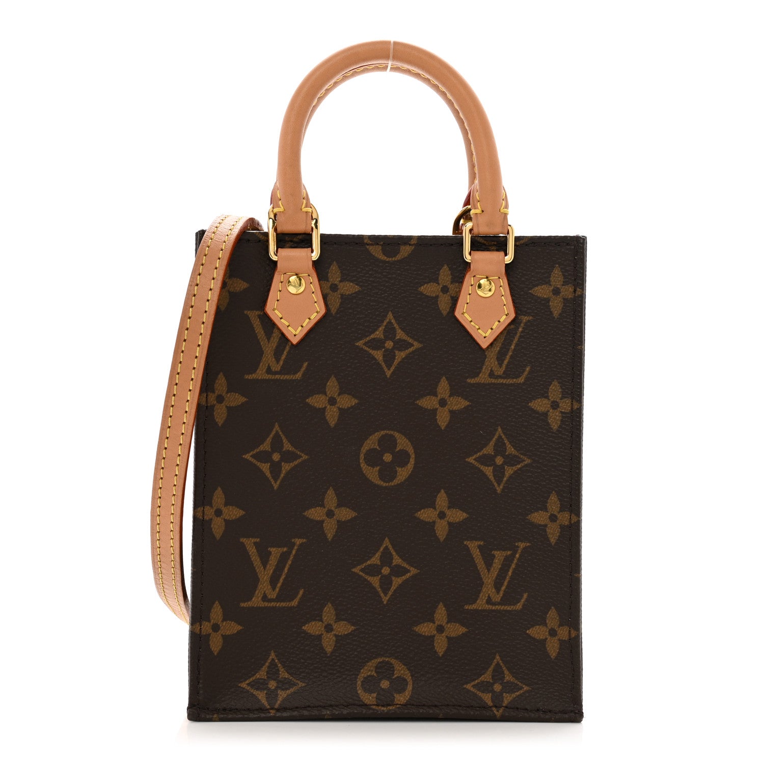 Louis Vuitton Monogram Petit Sac Plat 1 of 11