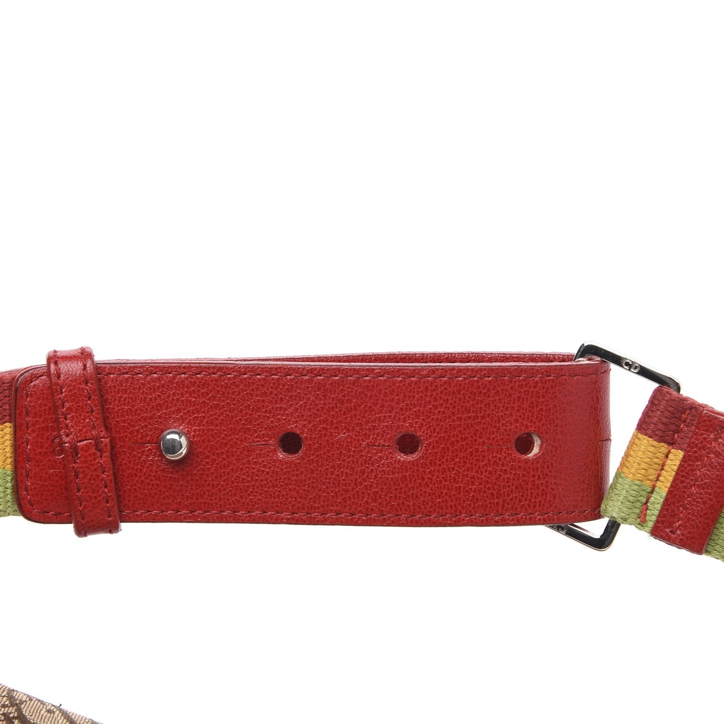 Monogram Rasta Saddle Belt Bag Beige