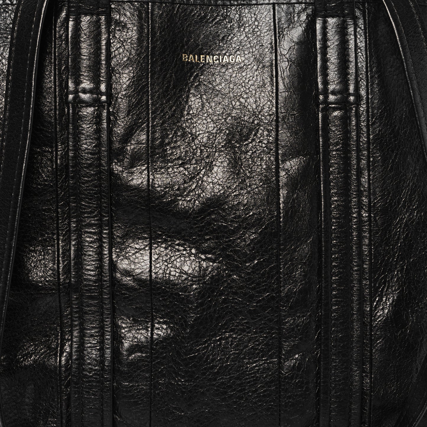 Agneau Arena Medium Barbes East West Shopper Black