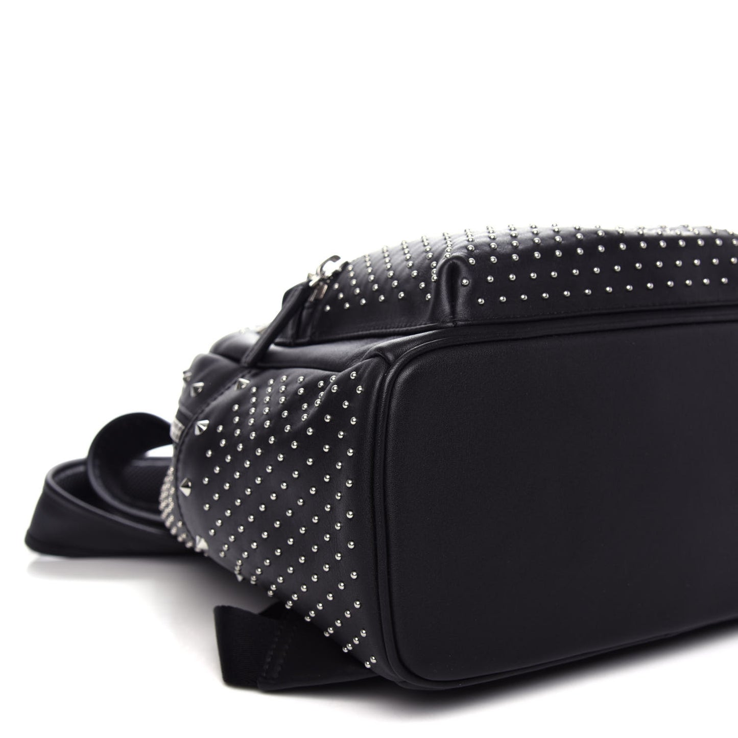 Calfskin Studded Small Stark Backpack Black