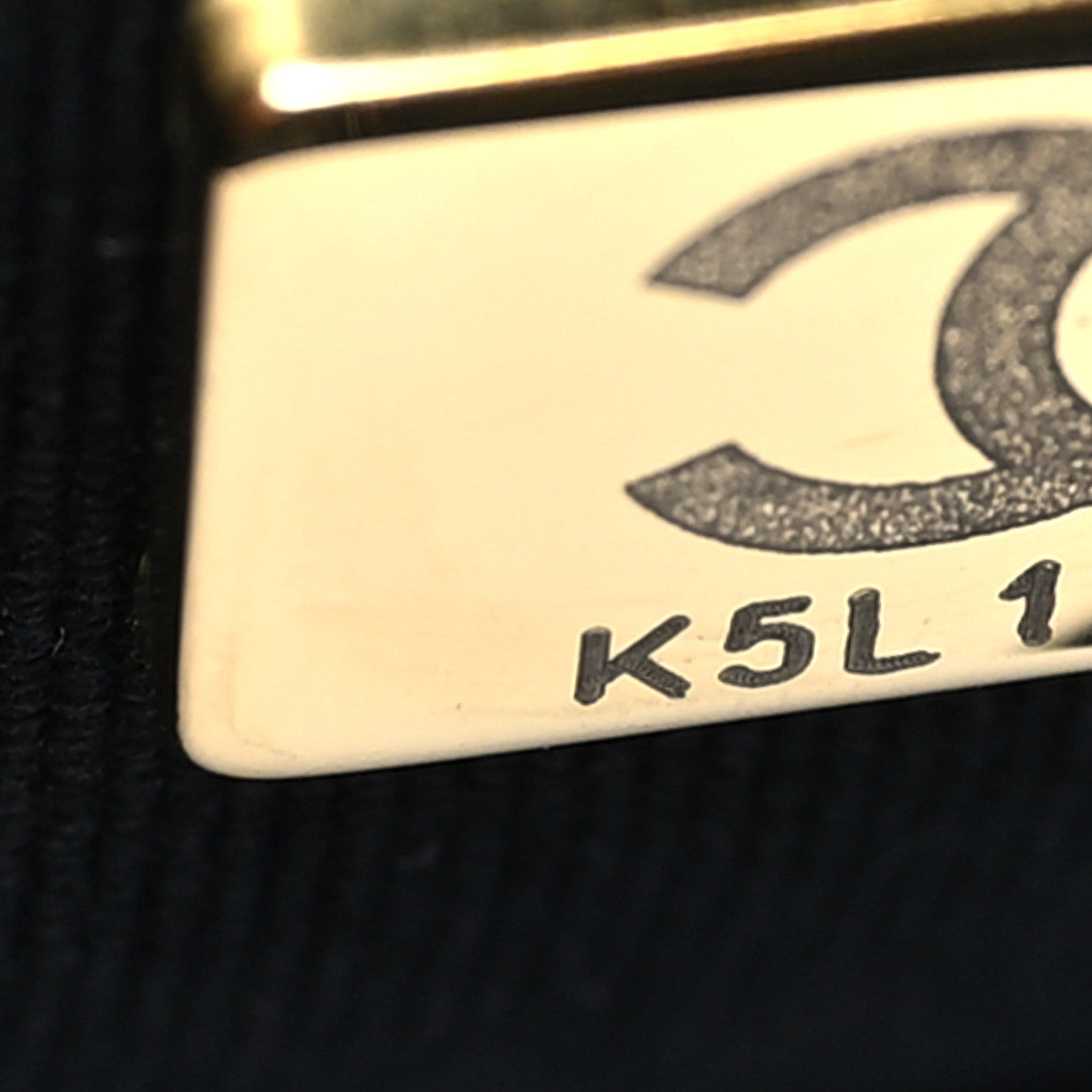 Chanel Denim Quilted Double You Mini Flap Black Golden 7 of 11