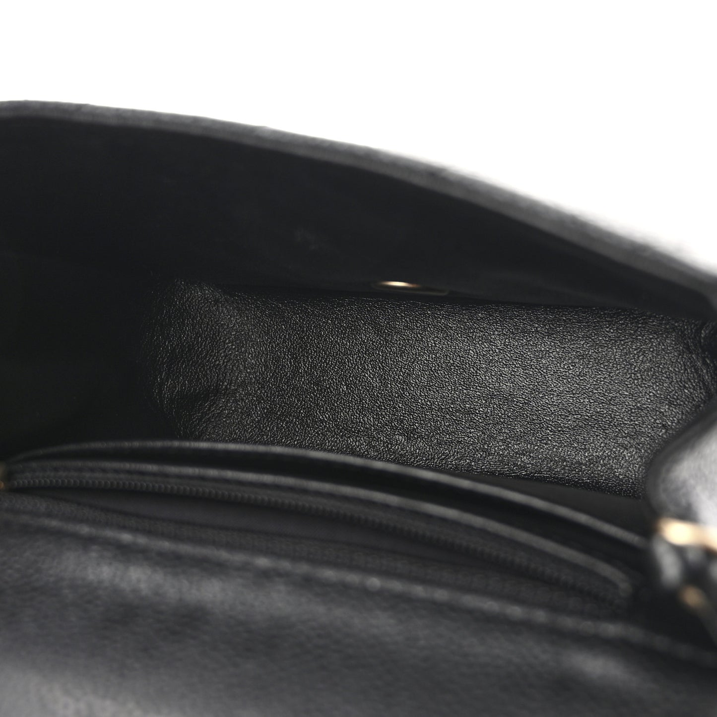 Caviar Quilted Mini Square Flap Black