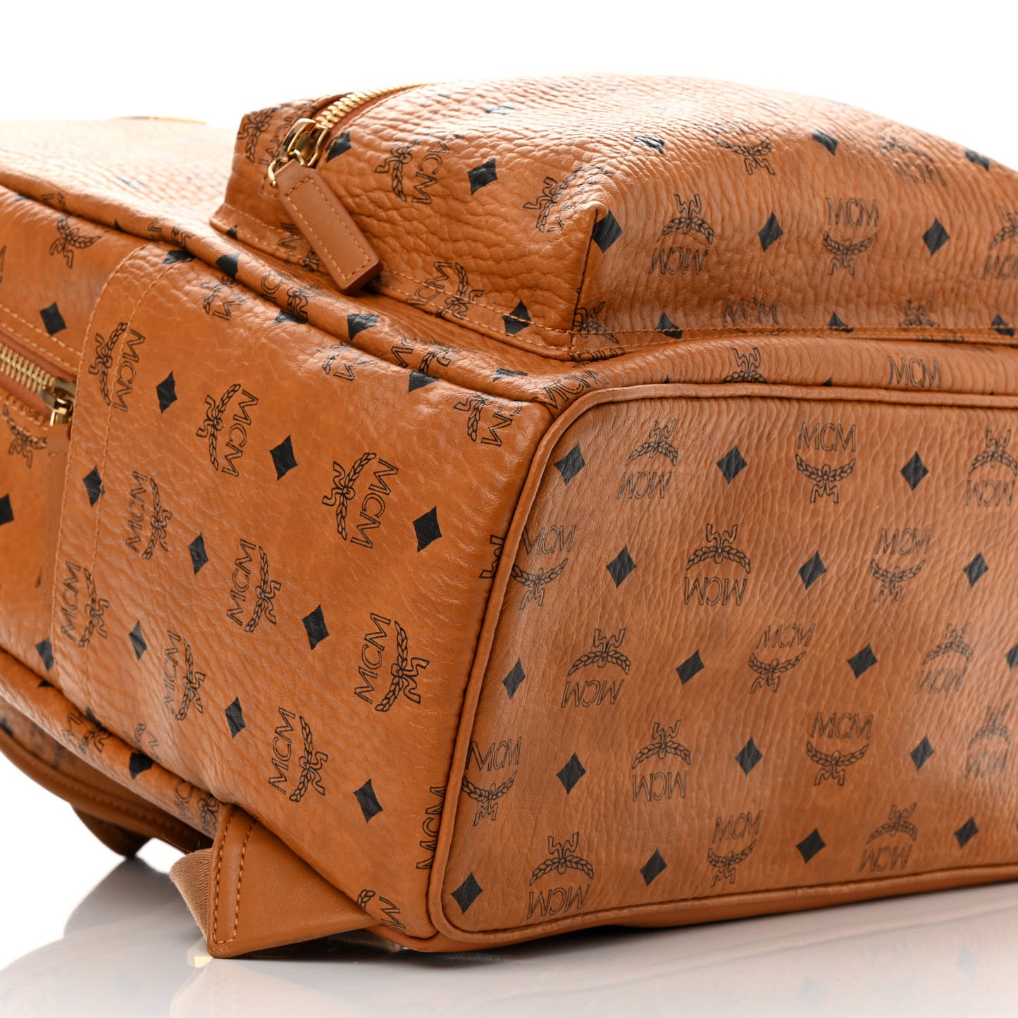 Visetos Mens Medium Stark Backpack Cognac