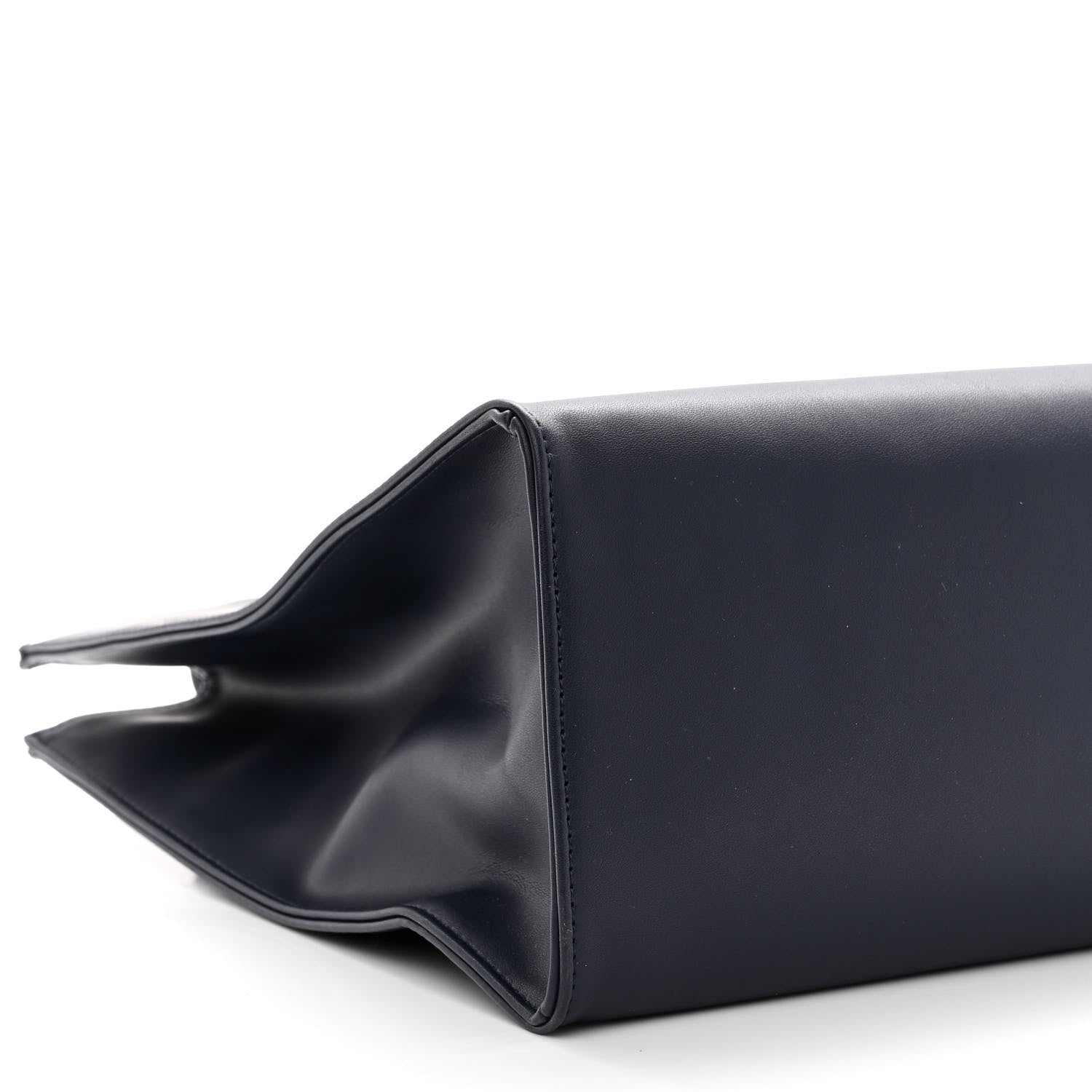 Telfar Vegan Leather Medium Shopping Bag Navy 8 of 9