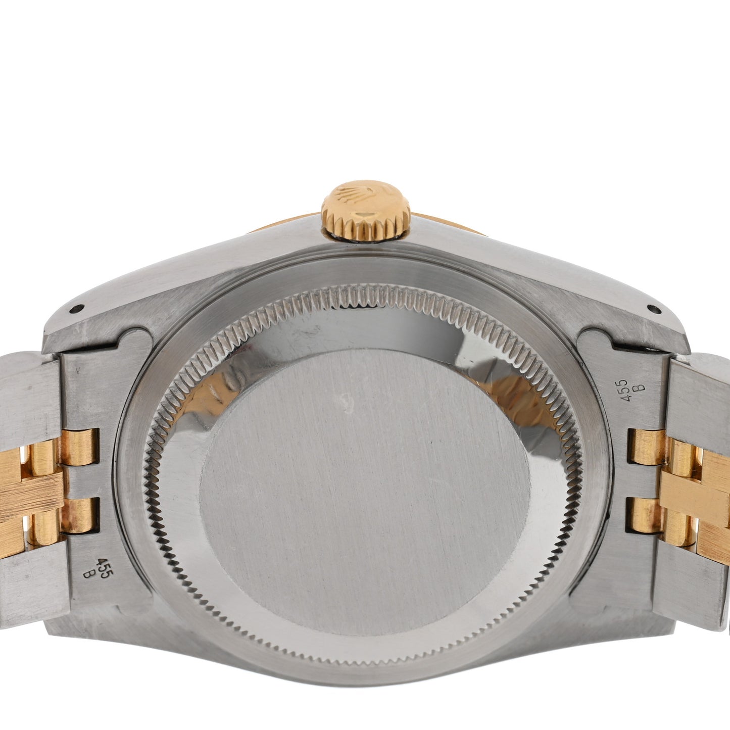 Stainless Steel 18K Yellow Gold 36mm Oyster Perpetual Datejust Watch Blue 16233