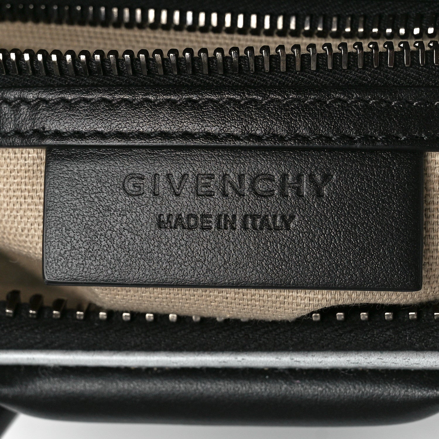 Givenchy Smooth Calfskin Mini Chain Weave Antigona Black 6 of 12