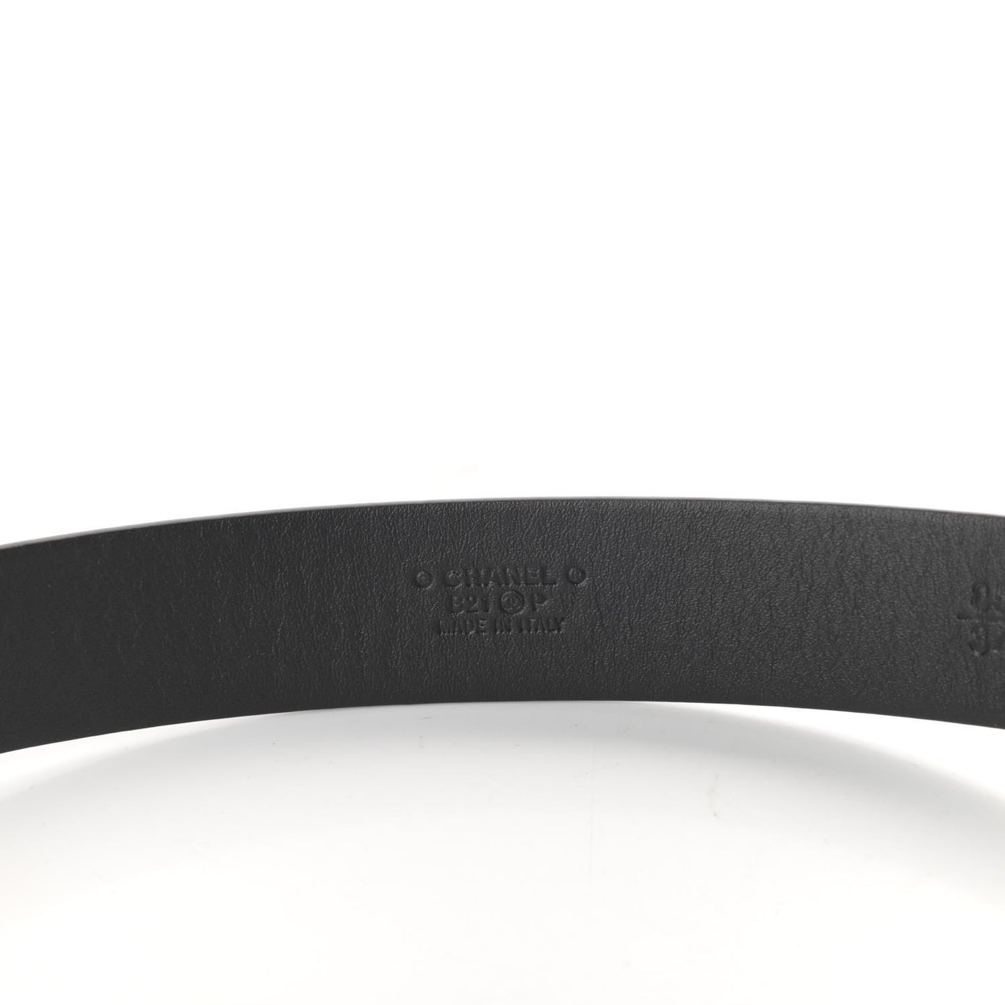 Calfskin CC Belt 85 34 Black