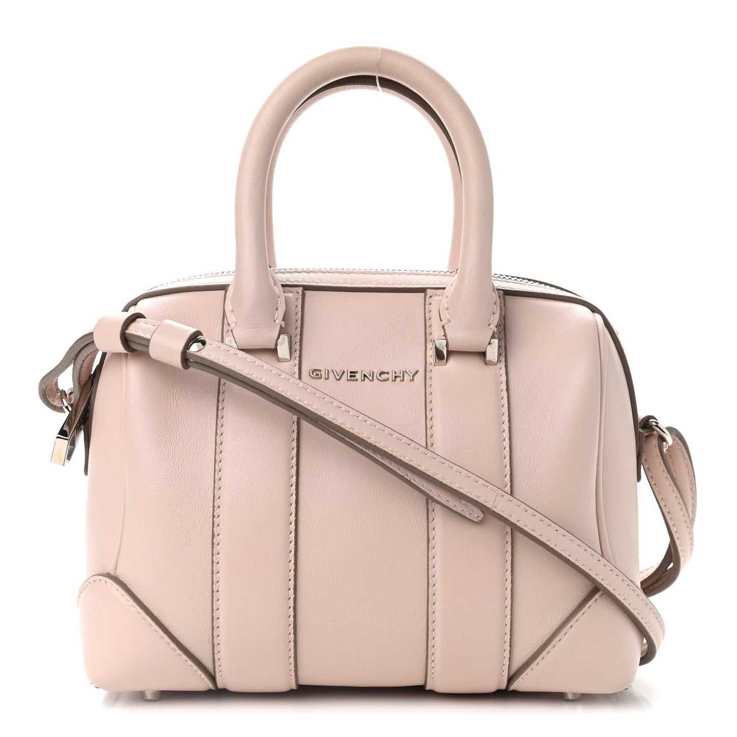 Calfskin Micro Lucrezia Nude Pink