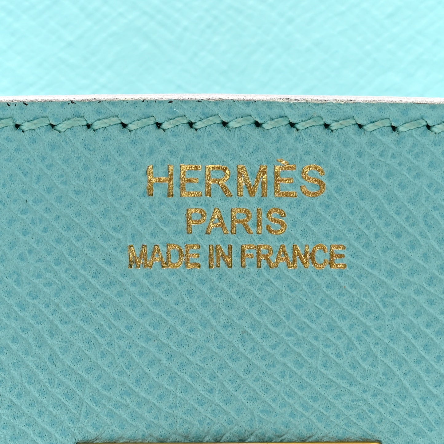 Epsom Birkin 35 Bleu Atoll