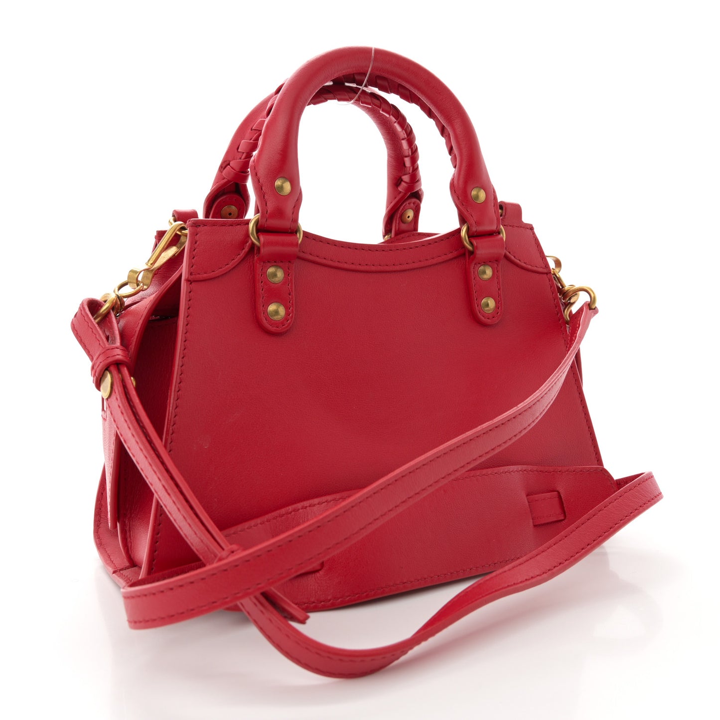 Smooth Calfskin Neo Classic Gold Hardware Mini City Red