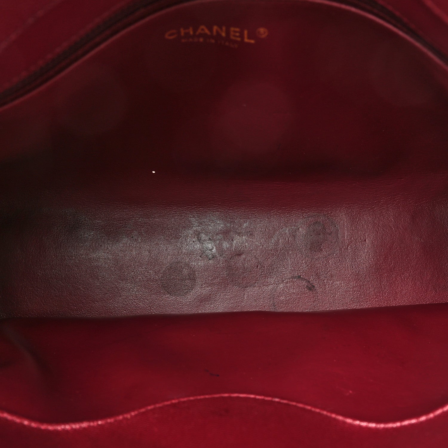 Chanel Caviar Quilted Shopping Tote Dark Burgundy 5 of 18
